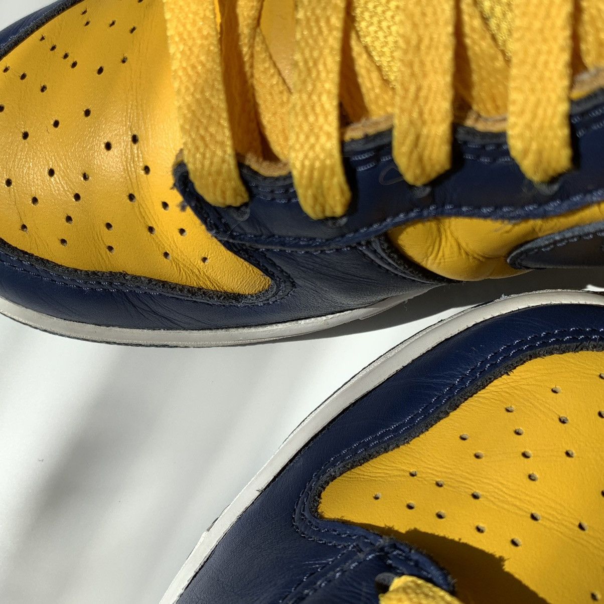 Nike × Vintage 2003 Nike Dunk High Michigan Size US 8 / IT 38 - 7 Thumbnail
