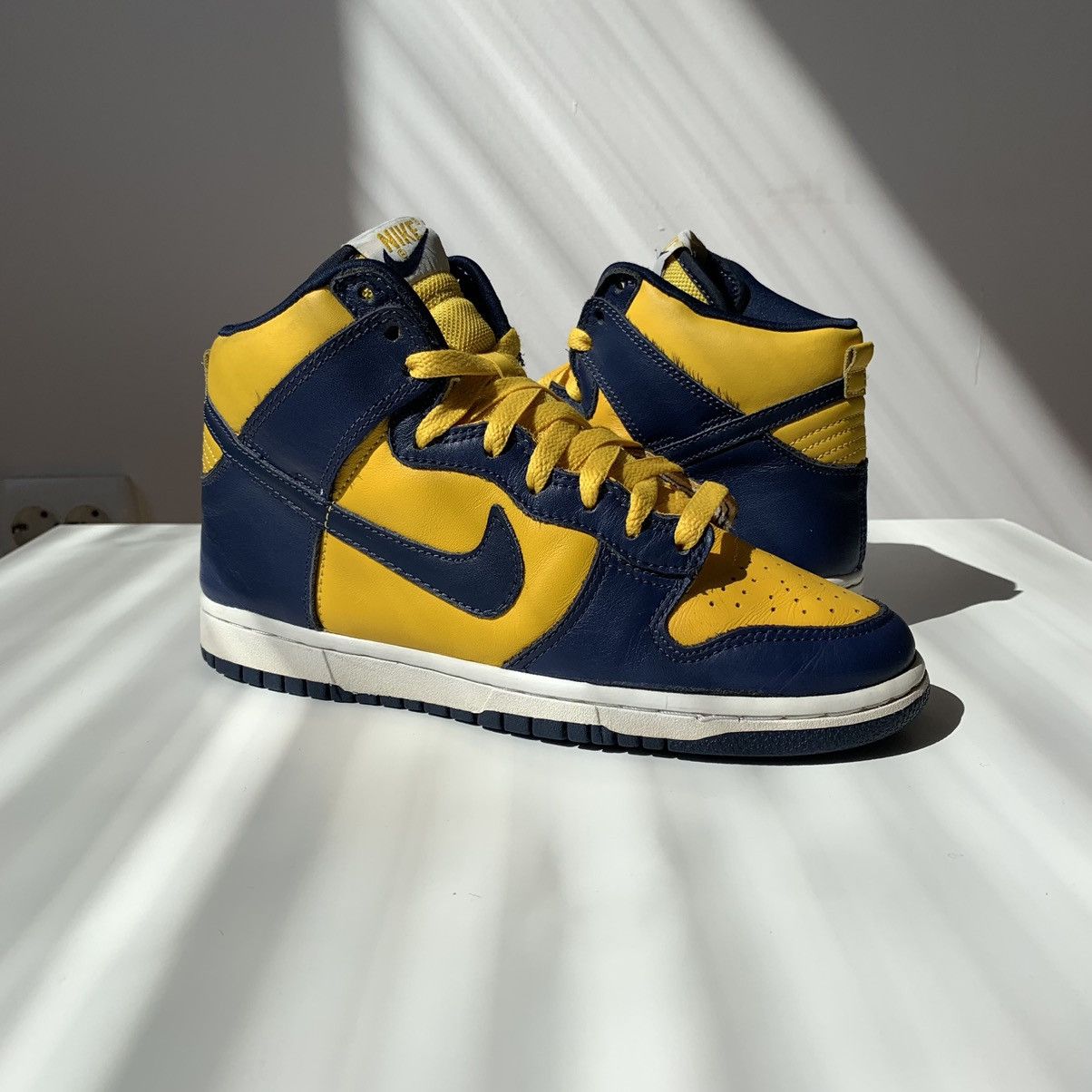 Nike × Vintage 2003 Nike Dunk High Michigan Size US 8 / IT 38 - 11 Thumbnail