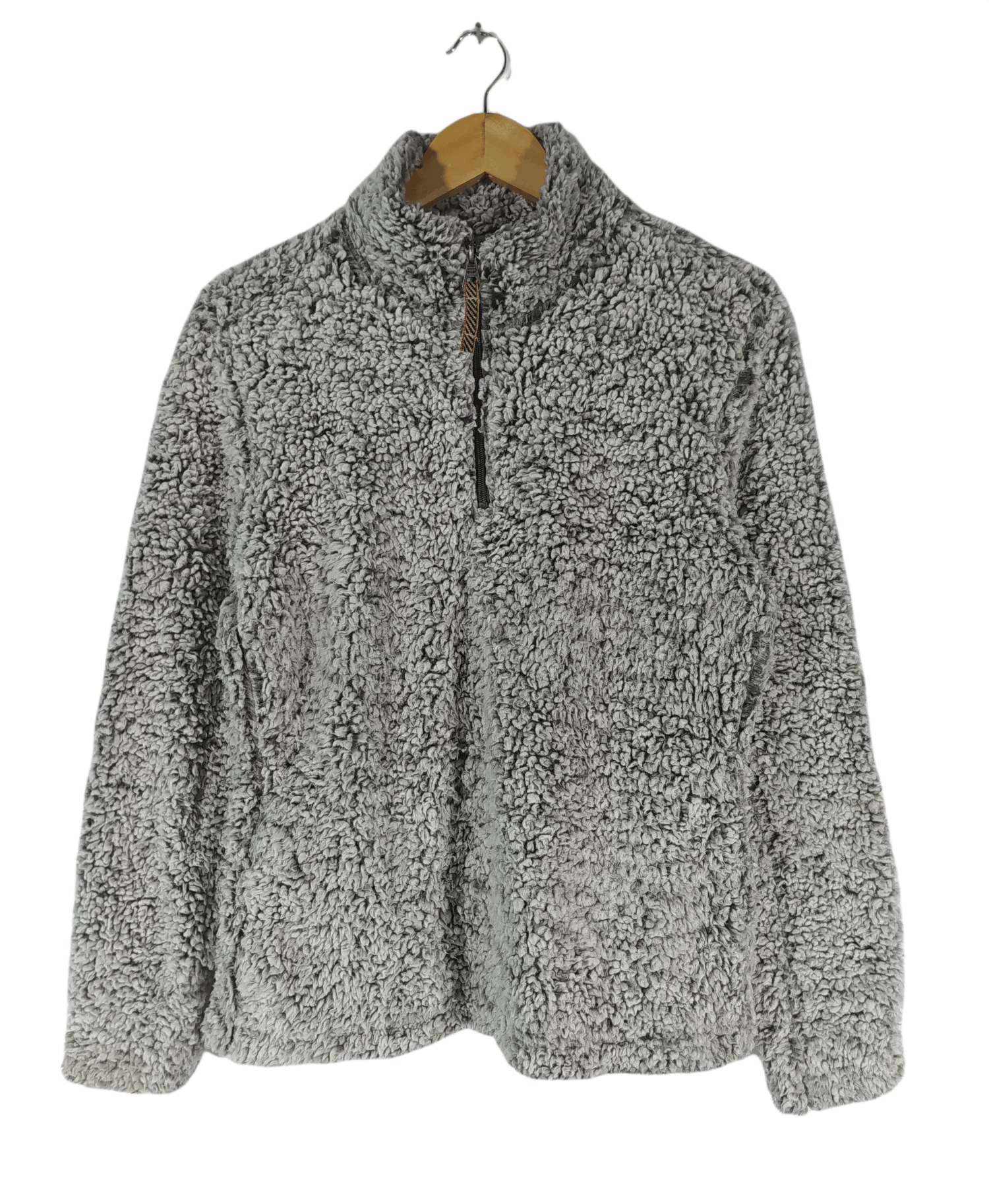 image of Outdoor Life Retro Bulky Sherpa Fleece in Black White, Men's (Size Small)