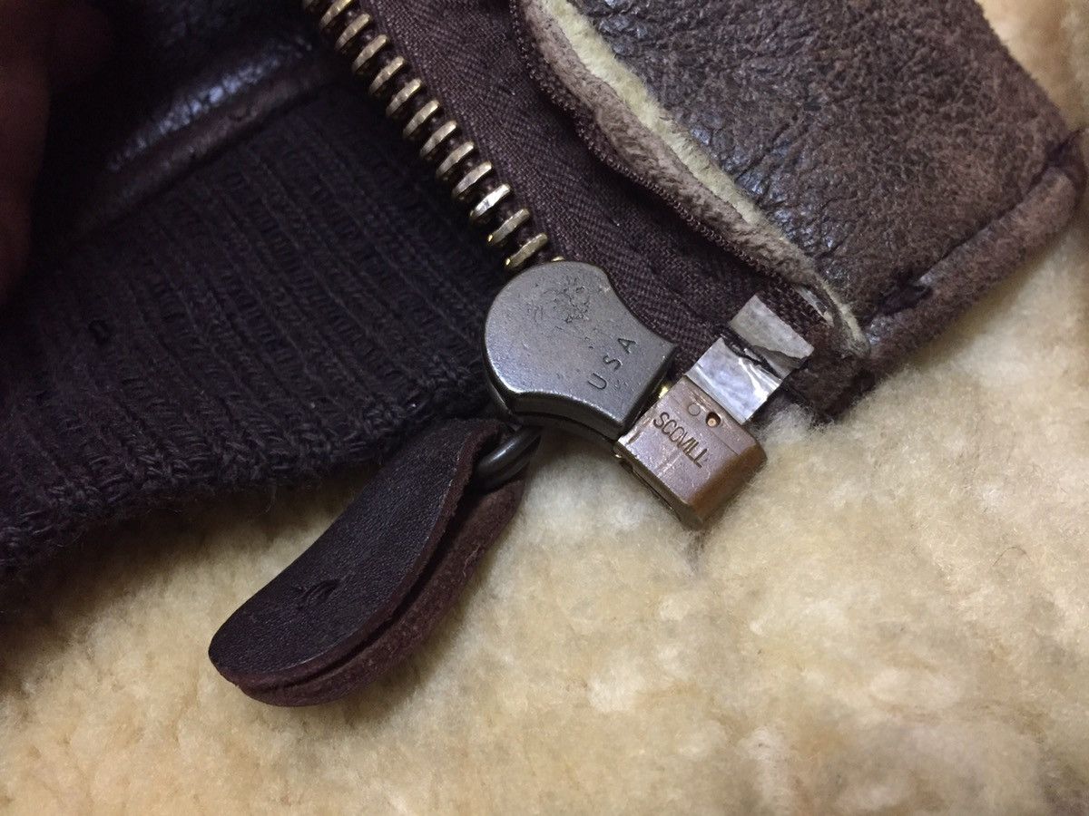 Avirex 80s Avirex Limited B-6 USAAF Shearling Leather Bomber Jacket Size US M / EU 48-50 / 2 - 12 Thumbnail