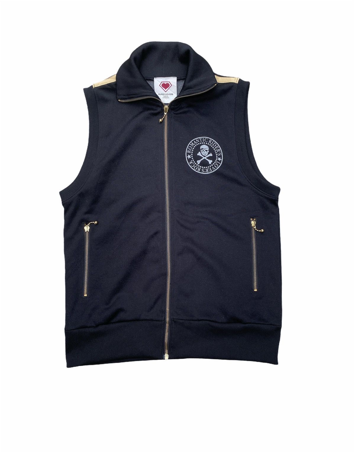 Japanese Brand Super Lover’s Rock Romantic Rider Sleeveless Zip Up Jacket Size US M / EU 48-50 / 2 - 2 Thumbnail