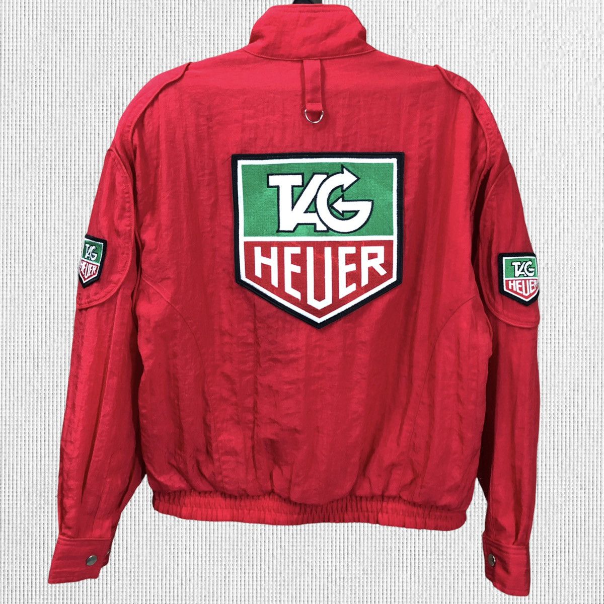 Vintage Vintage Tag Heuer Big Logo Racing Jacket Size US L / EU 52-54 / 3 - 1 Thumbnail