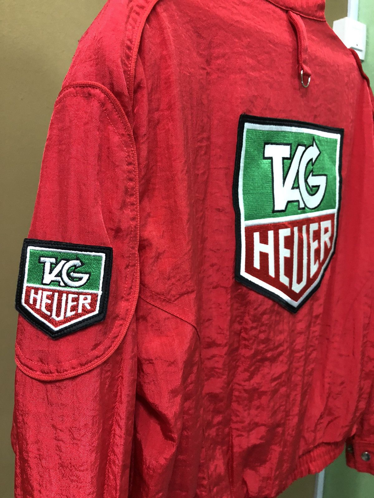 Vintage Vintage Tag Heuer Big Logo Racing Jacket Size US L / EU 52-54 / 3 - 4 Thumbnail
