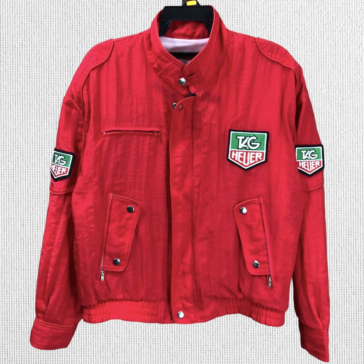 Vintage Vintage Tag Heuer Big Logo Racing Jacket Size US L / EU 52-54 / 3 - 2 Thumbnail