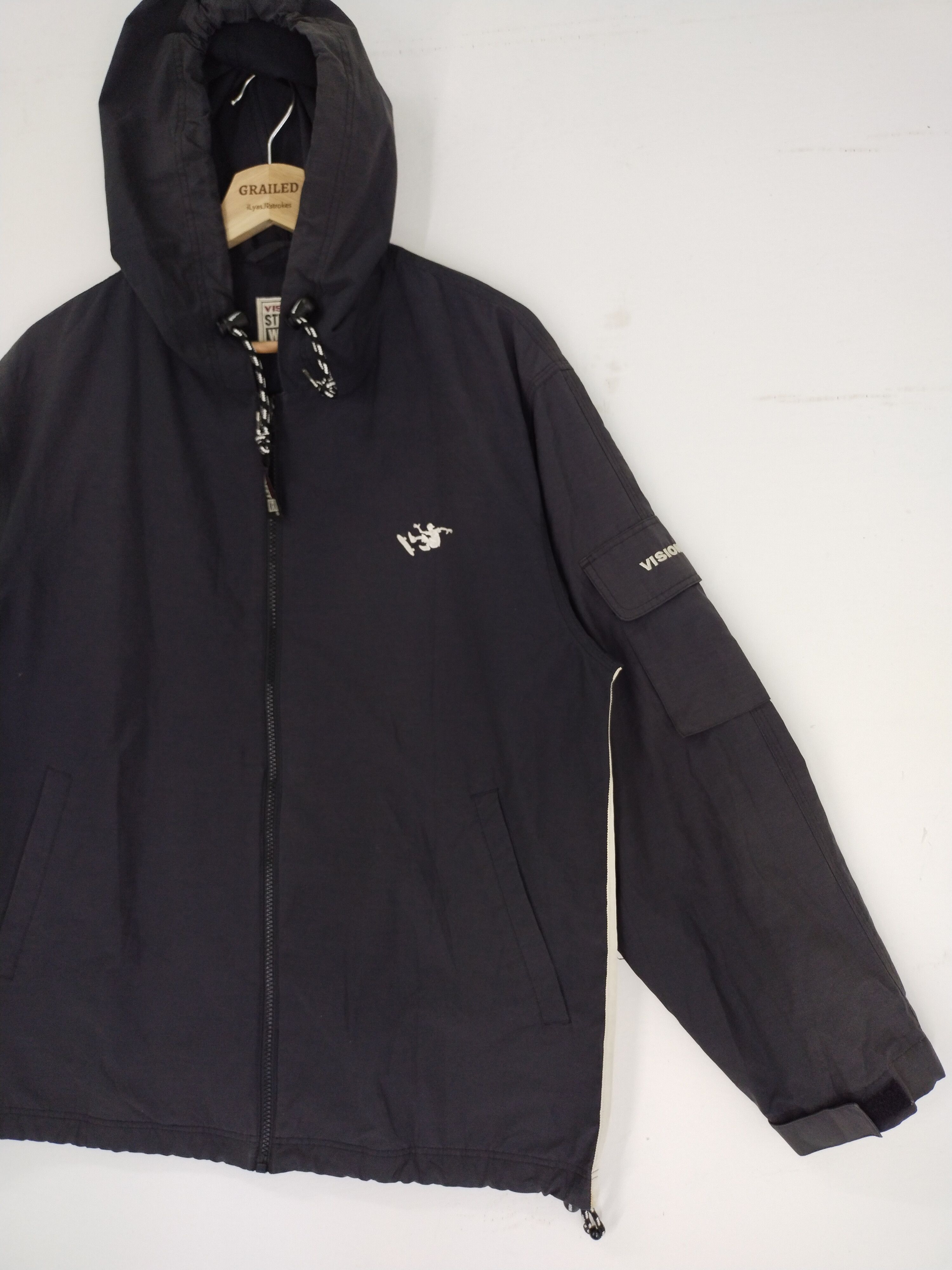 Vision Streetwear Vintage Vision Streetwear Windbreaker Hoodie Jacket Size US M / EU 48-50 / 2 - 3 Thumbnail