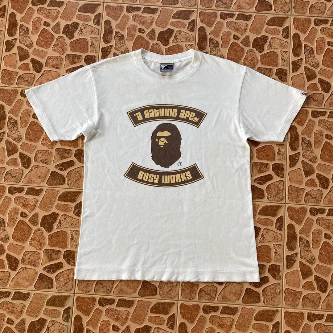 Bape Busy Works Tee Size US M / EU 48-50 / 2 - 1 Thumbnail