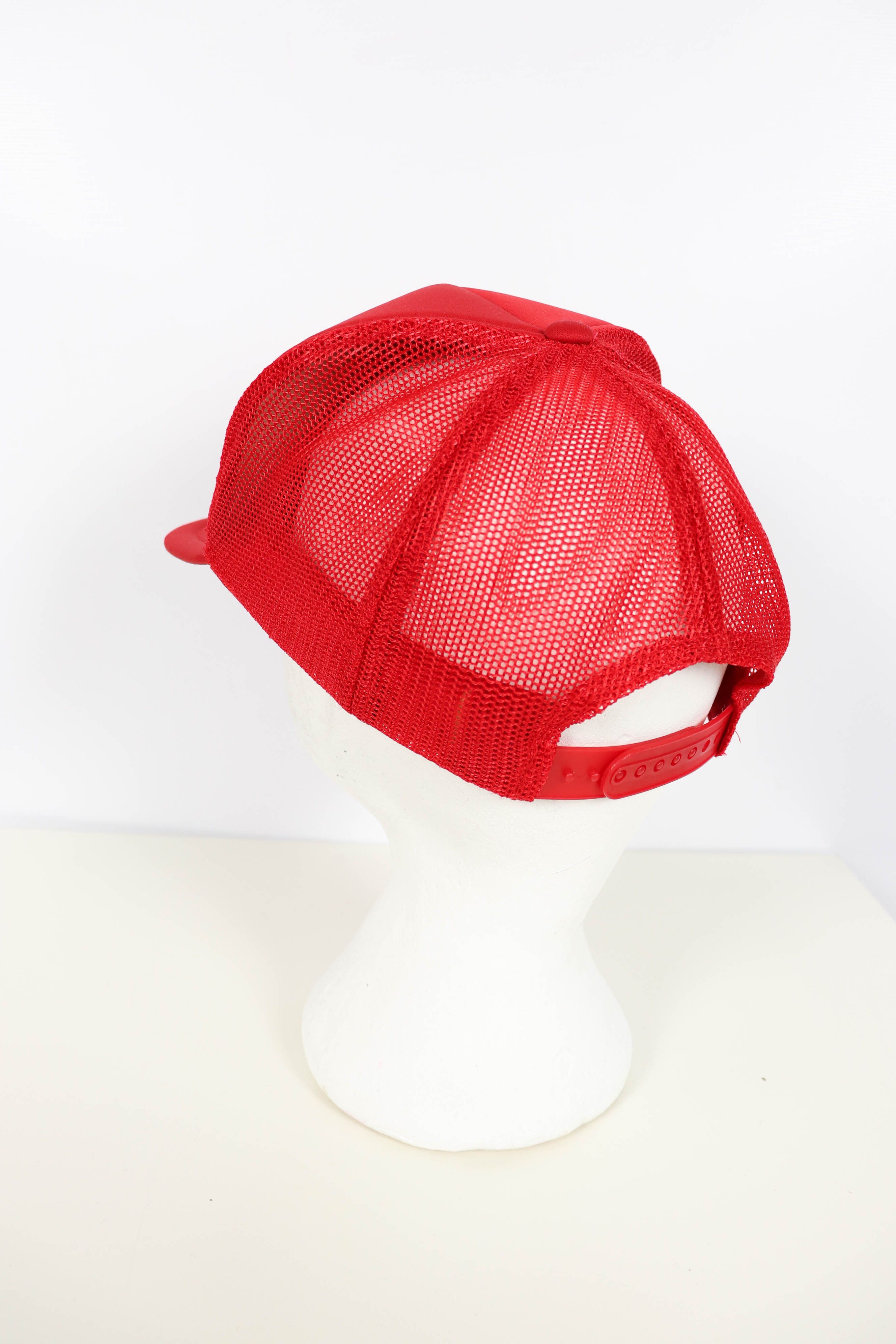 Coca Cola Coca-Cola Vintage 90s Big Logo Red Trucker Cap Hat Size ONE SIZE - 5 Thumbnail