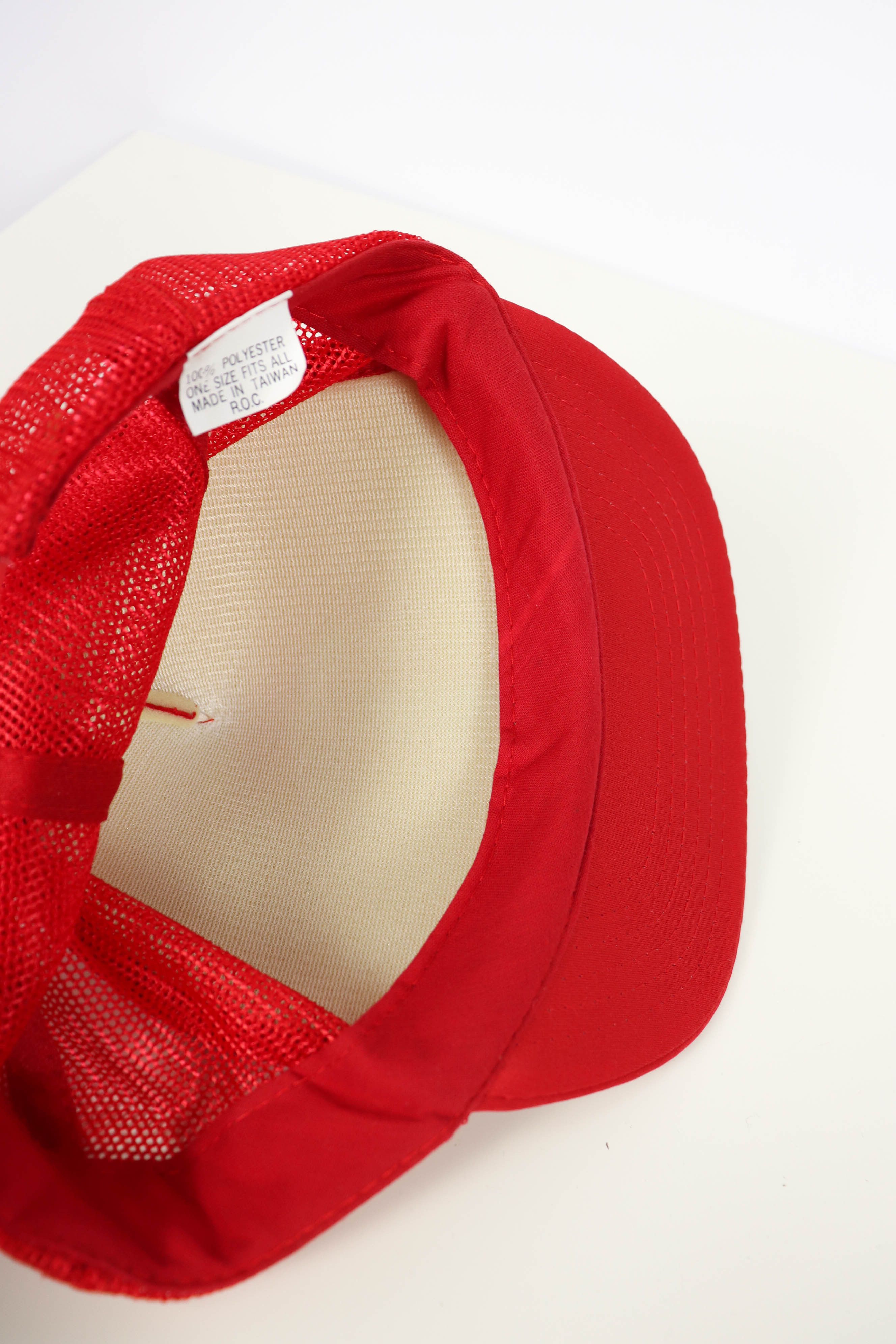 Coca Cola Coca-Cola Vintage 90s Big Logo Red Trucker Cap Hat Size ONE SIZE - 9 Thumbnail