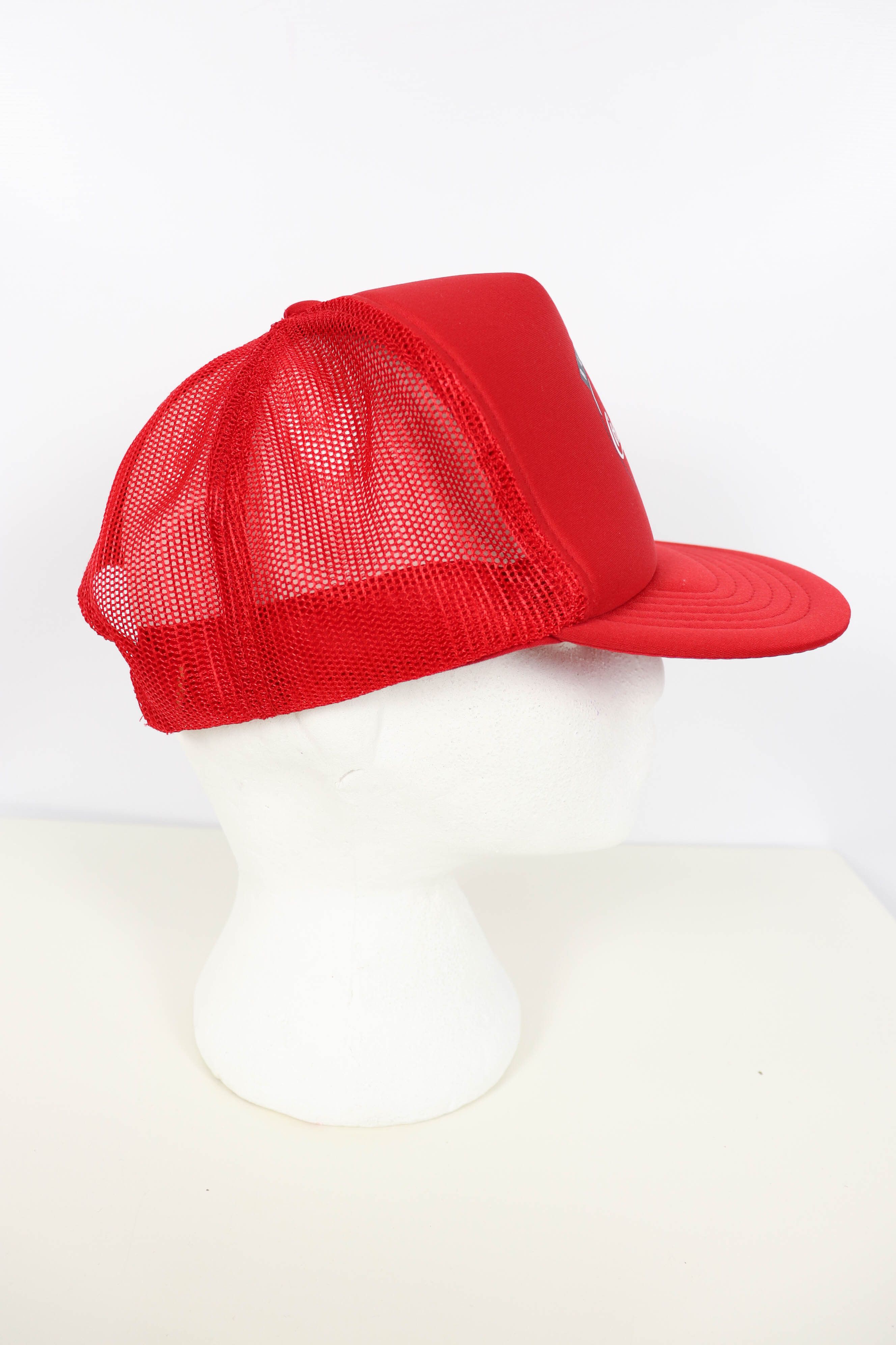 Coca Cola Coca-Cola Vintage 90s Big Logo Red Trucker Cap Hat Size ONE SIZE - 7 Thumbnail