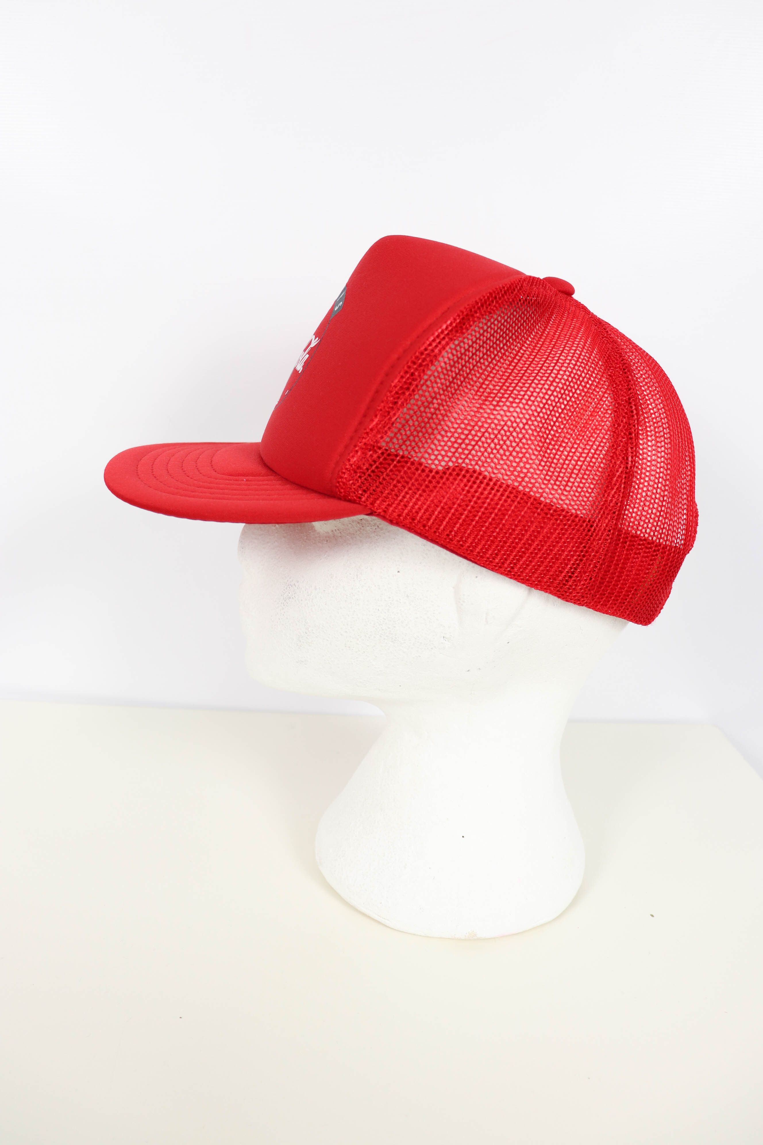 Coca Cola Coca-Cola Vintage 90s Big Logo Red Trucker Cap Hat Size ONE SIZE - 4 Thumbnail