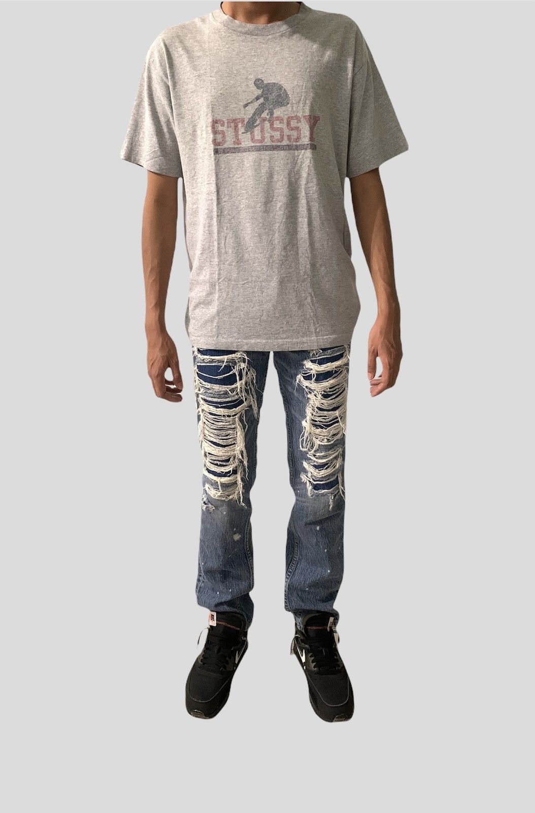 Designer × Levi's × Seditionaries Rare Distressed Ripped Levis 501 Undercover Style Size US 28 / EU 44 - 6 Thumbnail