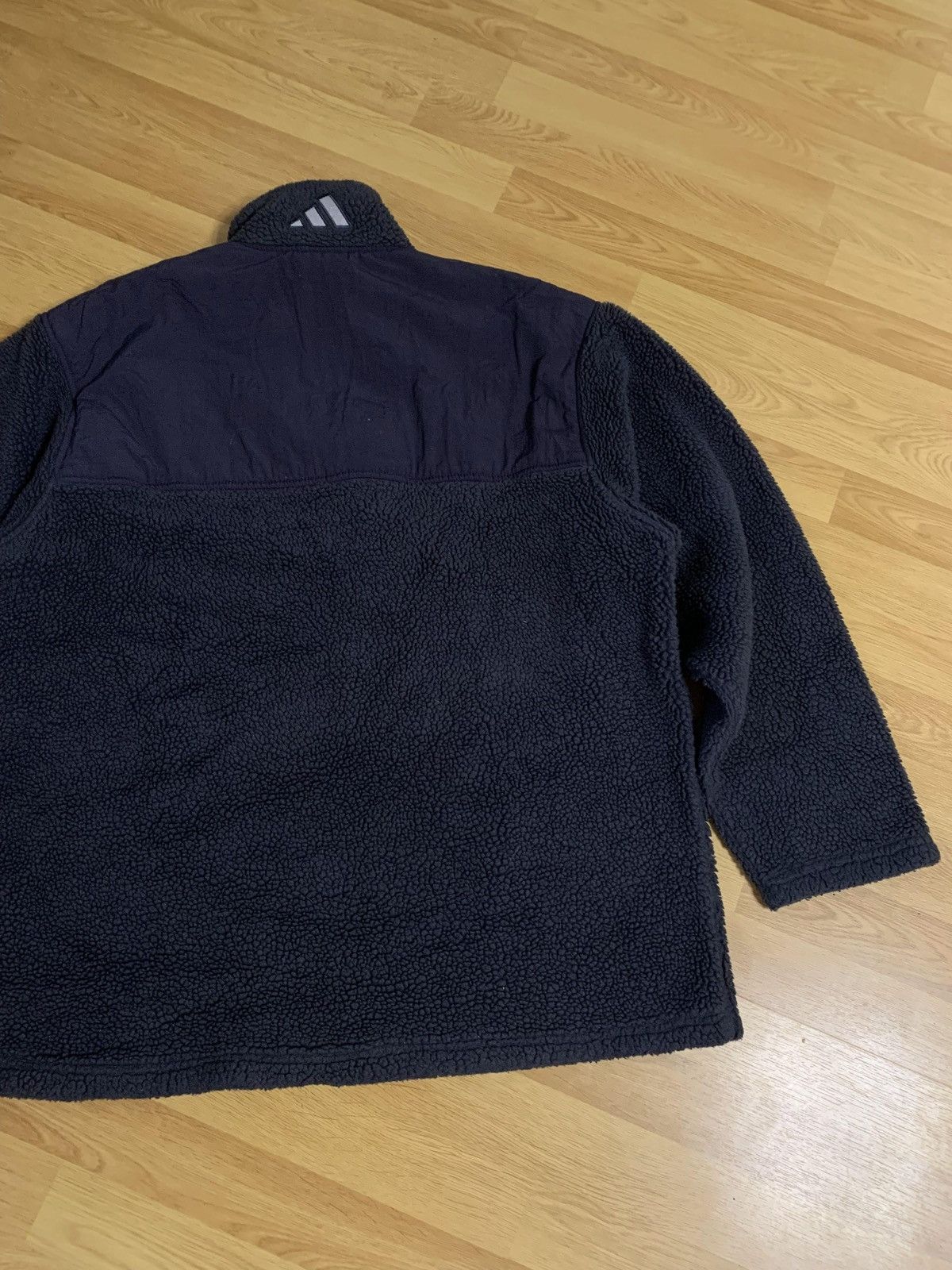 Adidas × Vintage Sweatshirt sherpa vintage beige Adidas 90s half zip Size US XL / EU 56 / 4 - 10 Thumbnail
