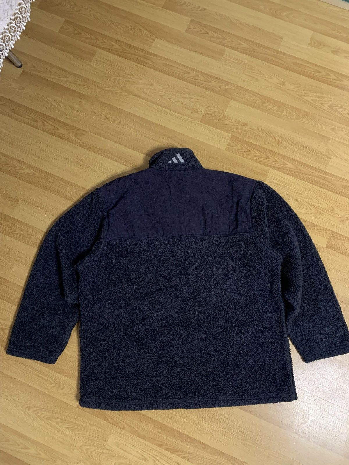 Adidas × Vintage Sweatshirt sherpa vintage beige Adidas 90s half zip Size US XL / EU 56 / 4 - 9 Thumbnail