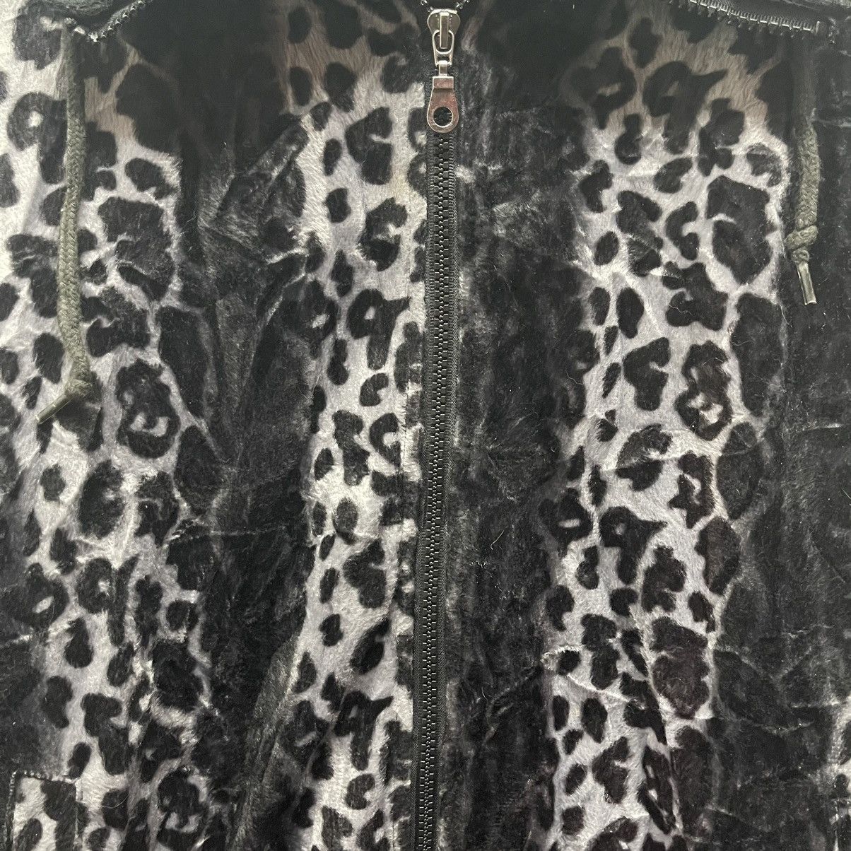 Japanese Brand Thruxton Black Leopard women Style Japanese Jacket Size L / US 10 / IT 46 - 4 Thumbnail