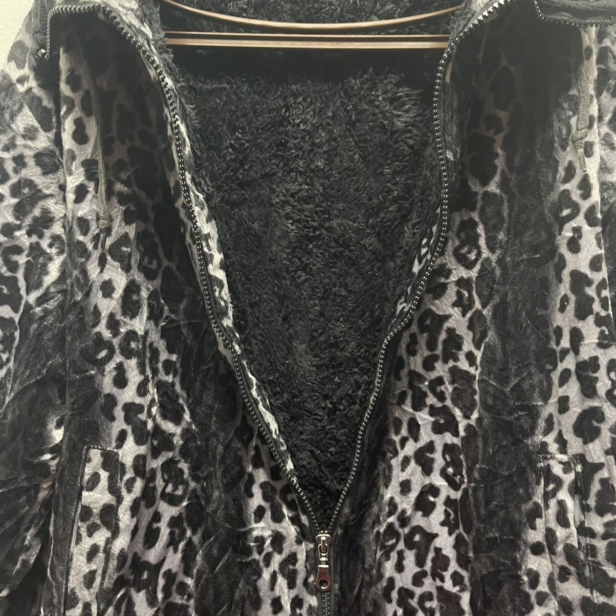 Japanese Brand Thruxton Black Leopard women Style Japanese Jacket Size L / US 10 / IT 46 - 3 Thumbnail