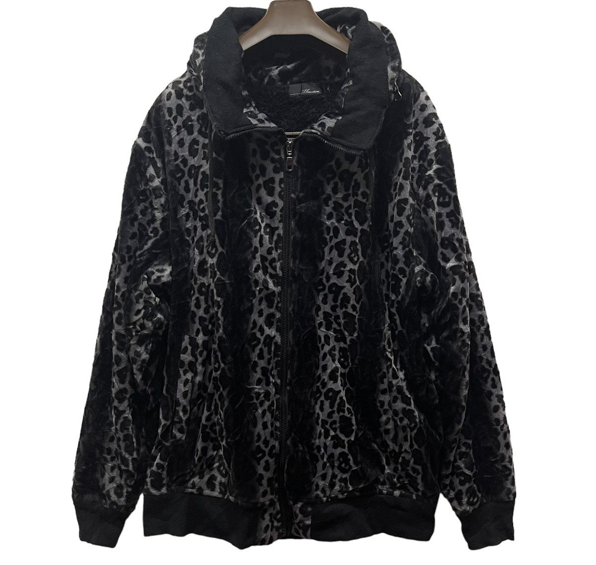 Japanese Brand Thruxton Black Leopard women Style Japanese Jacket Size L / US 10 / IT 46 - 1 Thumbnail