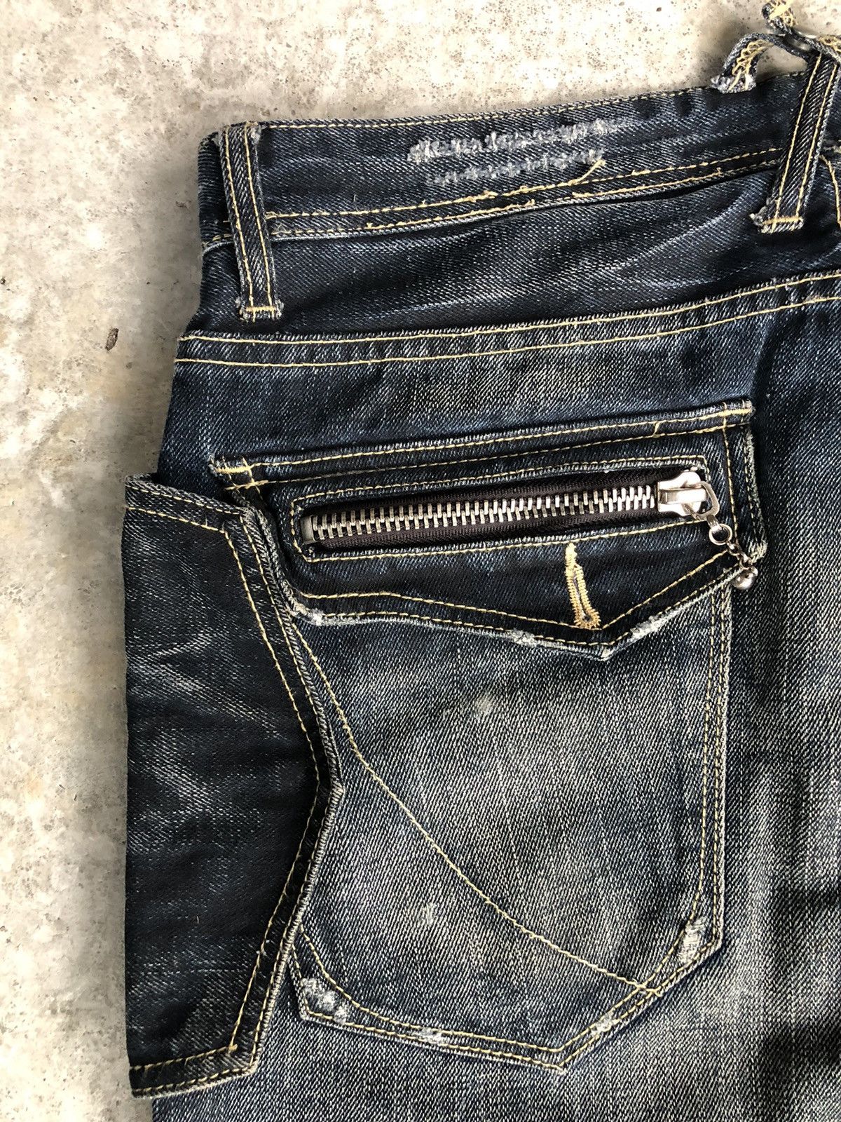 Army Of Me Japanese Skulls army of no Distressed Jeans Size US 34 / EU 50 - 13 Thumbnail