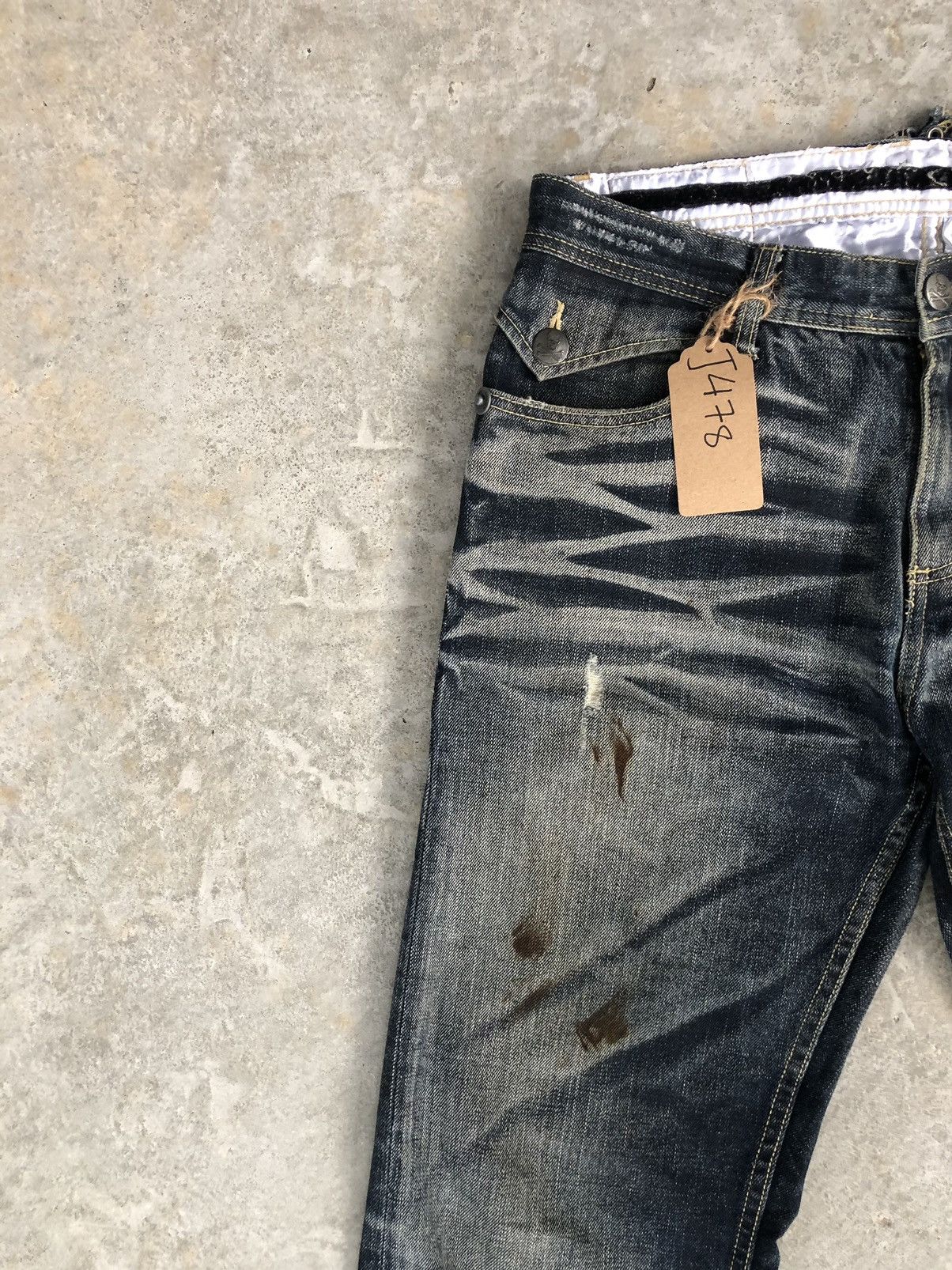 Army Of Me Japanese Skulls army of no Distressed Jeans Size US 34 / EU 50 - 4 Thumbnail