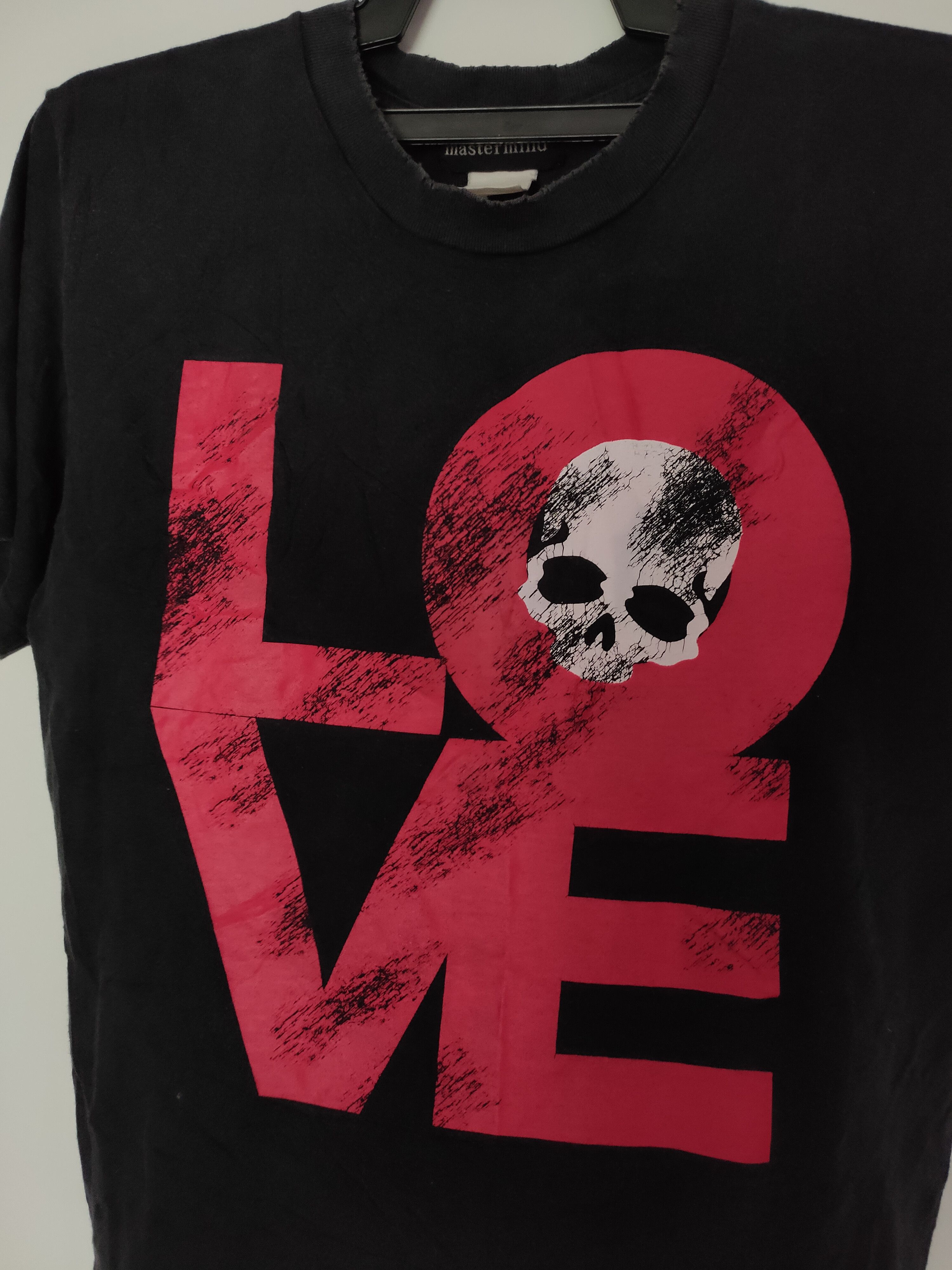 Mastermind Japan Mastermind Japan Love Skull Logo Black TShirt Size US M / EU 48-50 / 2 - 2 Thumbnail