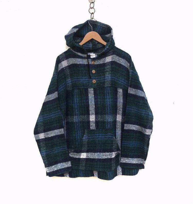 Japanese Brand 🔥Speedy Brand Check Knitwear With Hoodies Size US L / EU 52-54 / 3 - 1 Thumbnail