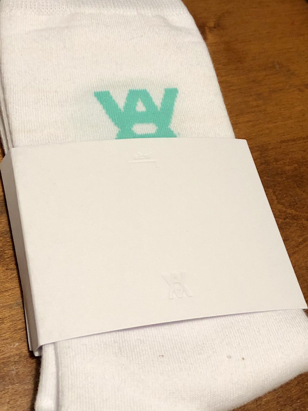A-COLD-WALL* New Season Knit Dress Socks White Teal - *A-COLD-WALL Large Size ONE SIZE - 3 Thumbnail