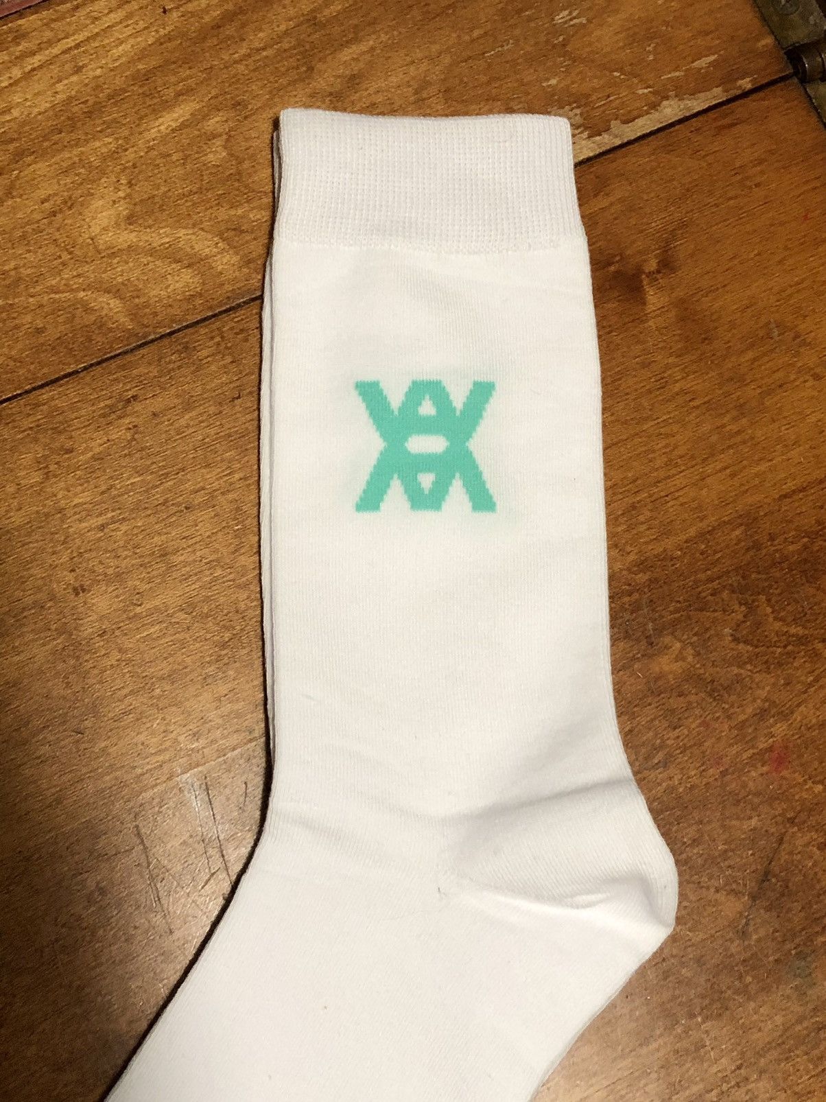 A-COLD-WALL* New Season Knit Dress Socks White Teal - *A-COLD-WALL Large Size ONE SIZE - 2 Thumbnail