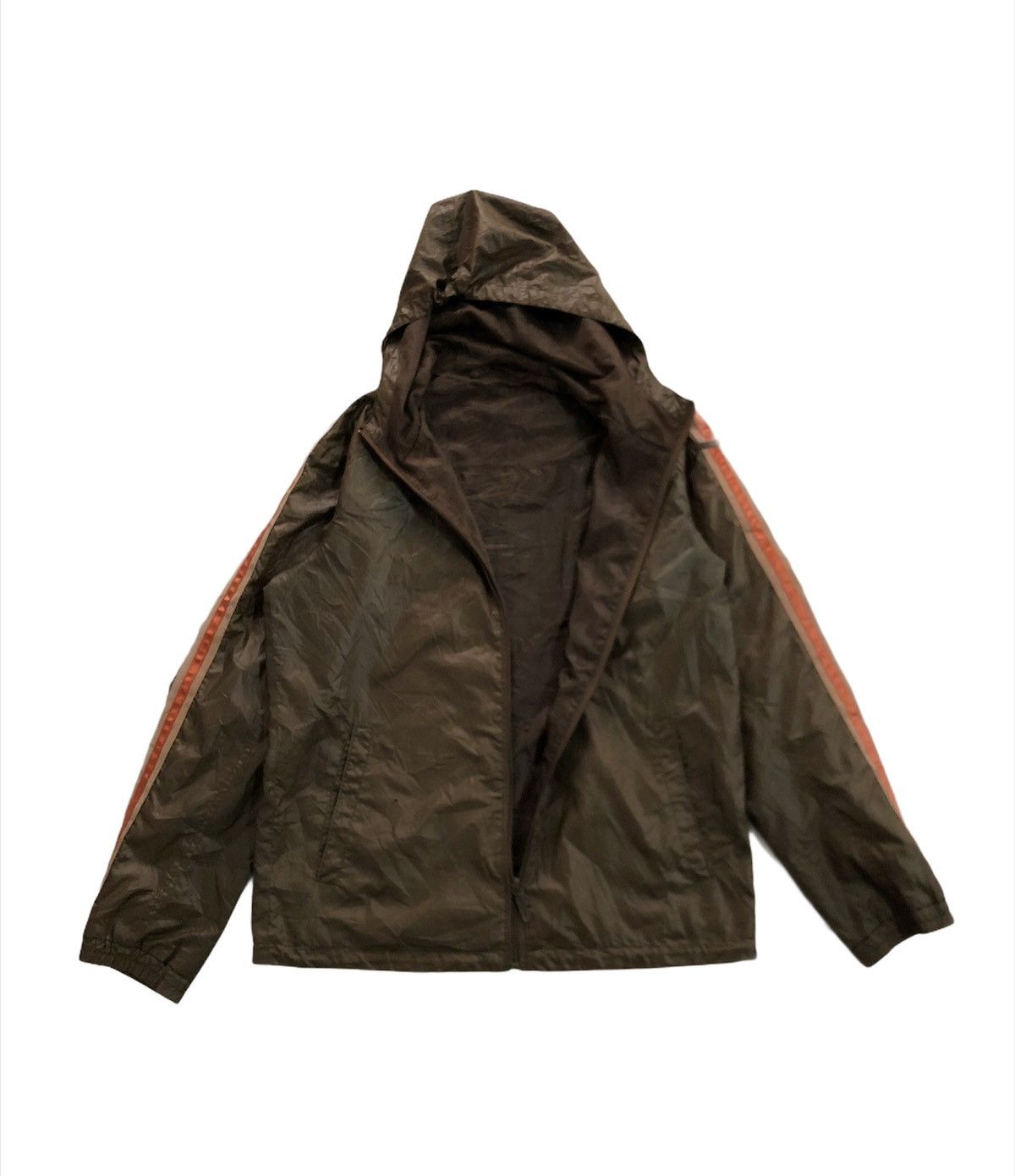 Japanese Brand × Uniqlo × Vintage 🔥Uniqlo Windbreaker Zipper Sport Jacket With Hoodies Size US M / EU 48-50 / 2 - 5 Thumbnail