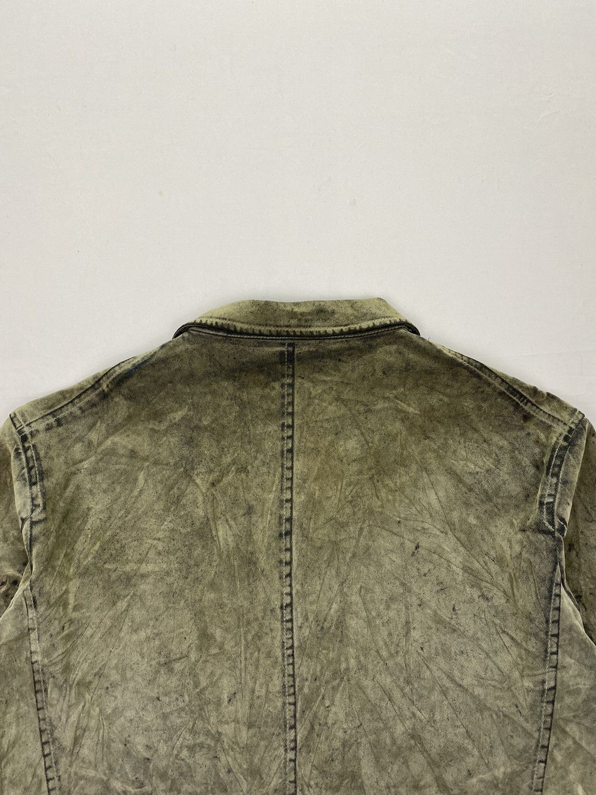 Japanese Brand Baffy Dirty Distressed Velvet Denim Jacket Size US L / EU 52-54 / 3 - 6 Thumbnail
