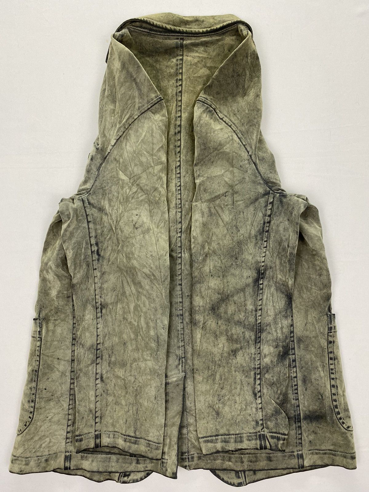 Japanese Brand Baffy Dirty Distressed Velvet Denim Jacket Size US L / EU 52-54 / 3 - 8 Thumbnail