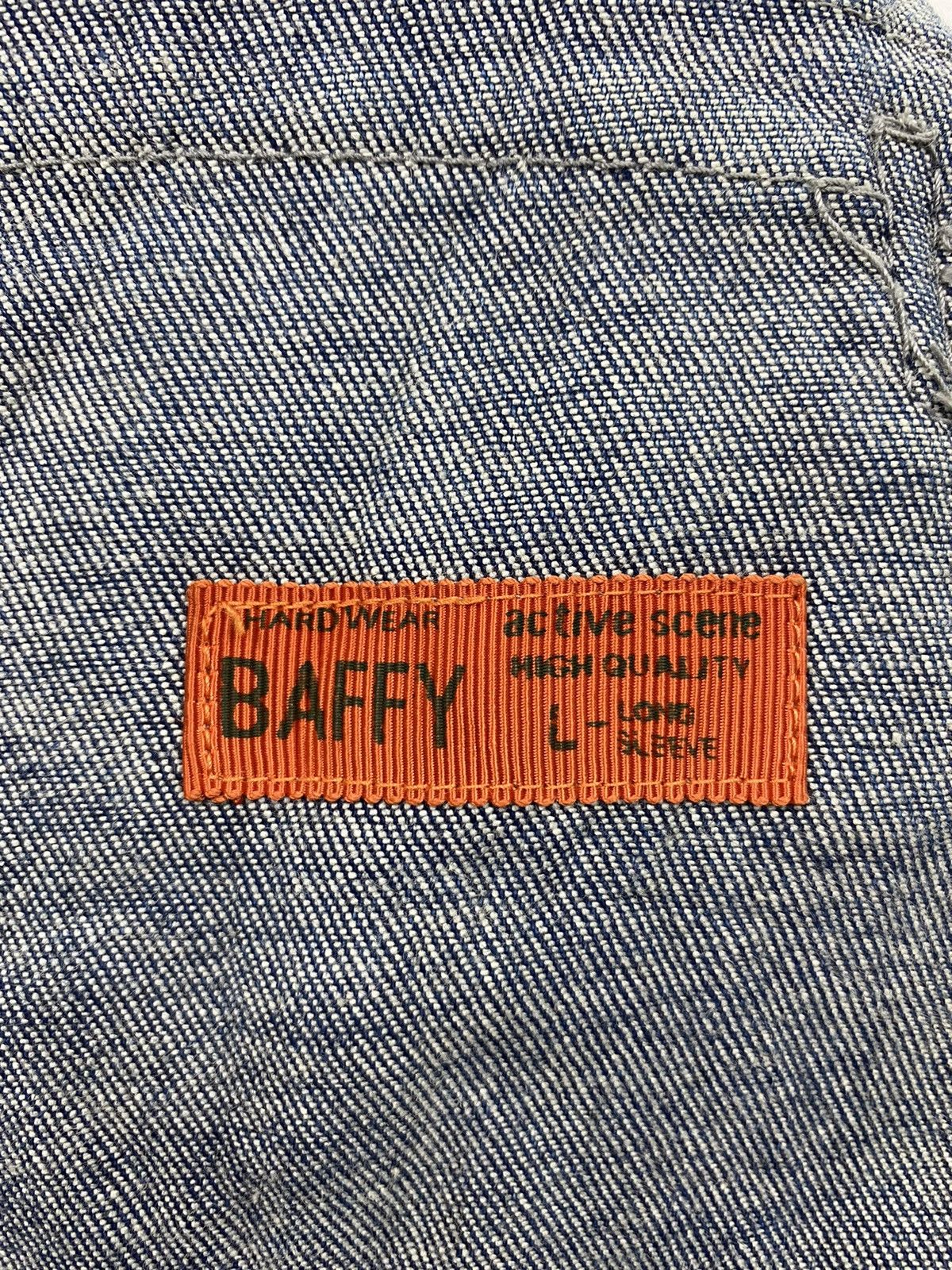 Japanese Brand Baffy Dirty Distressed Velvet Denim Jacket Size US L / EU 52-54 / 3 - 10 Thumbnail