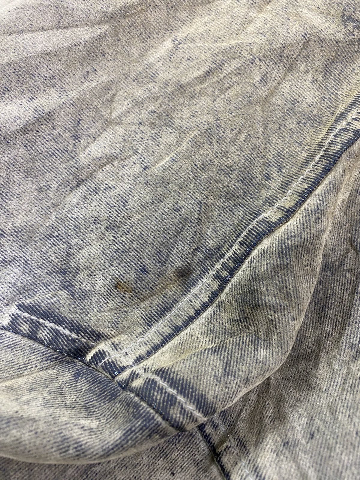 Japanese Brand Baffy Dirty Distressed Velvet Denim Jacket Size US L / EU 52-54 / 3 - 16 Thumbnail