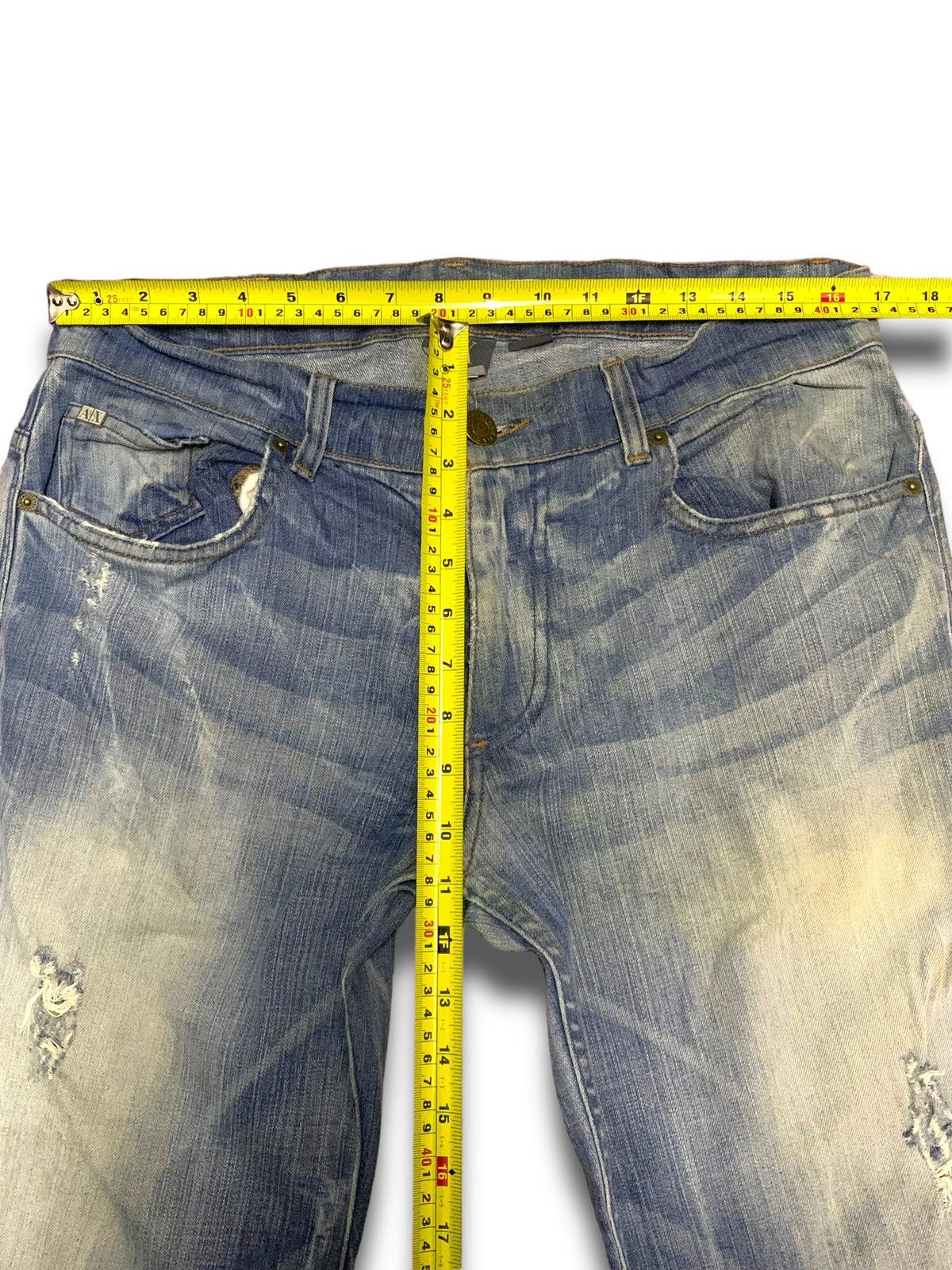 Armani Exchange Vintage Y2K Armani Exchange Japanese Denim Size US 35 - 16 Thumbnail