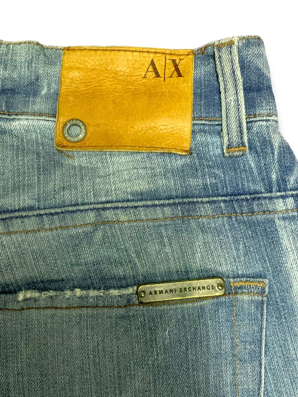 Armani Exchange Vintage Y2K Armani Exchange Japanese Denim Size US 35 - 8 Thumbnail
