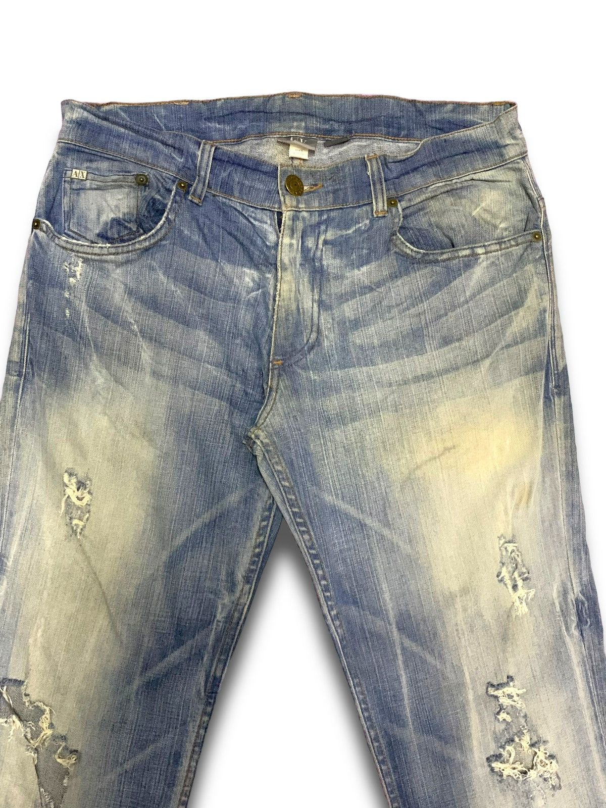 Armani Exchange Vintage Y2K Armani Exchange Japanese Denim Size US 35 - 3 Thumbnail