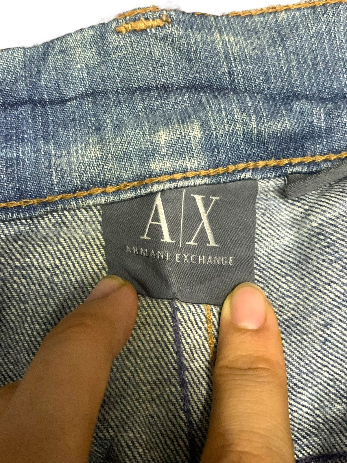 Armani Exchange Vintage Y2K Armani Exchange Japanese Denim Size US 35 - 9 Thumbnail