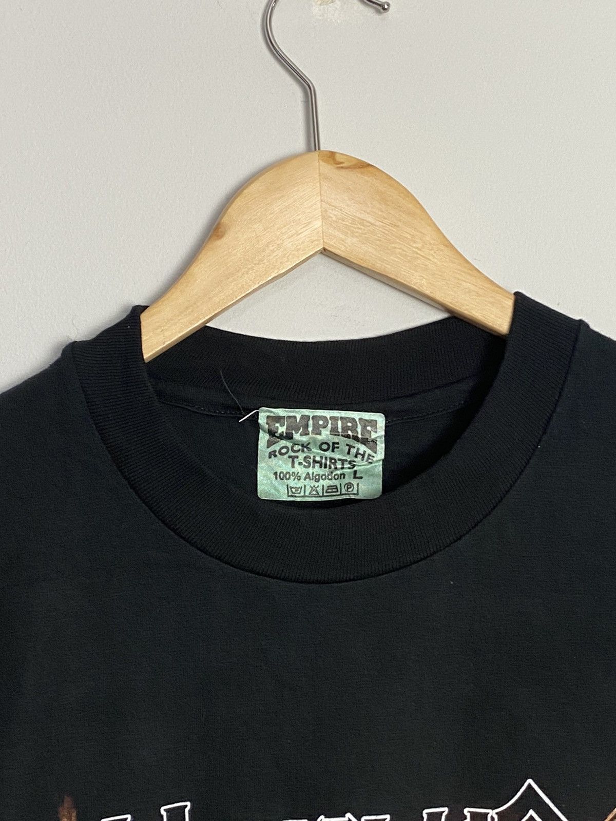 Band Tees Vintage 90s Manowar Triumph Of Steel Heavy Metal Band Tee Size US L / EU 52-54 / 3 - 3 Thumbnail