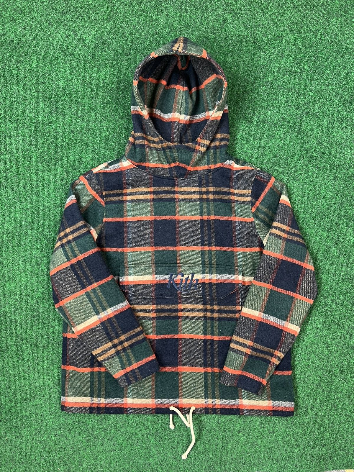 Kith KITH Harrison Plaid Flannel Hooded Pullover Plaid Size Med