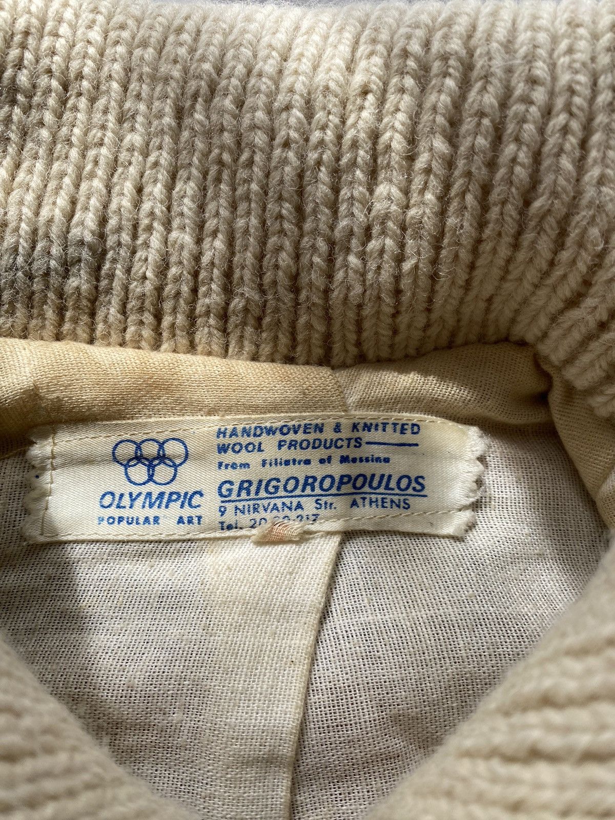 USA Olympics × Vintage Vintage Hand Made Wool Knit Olympic Games 1970 Size US M / EU 48-50 / 2 - 7 Thumbnail