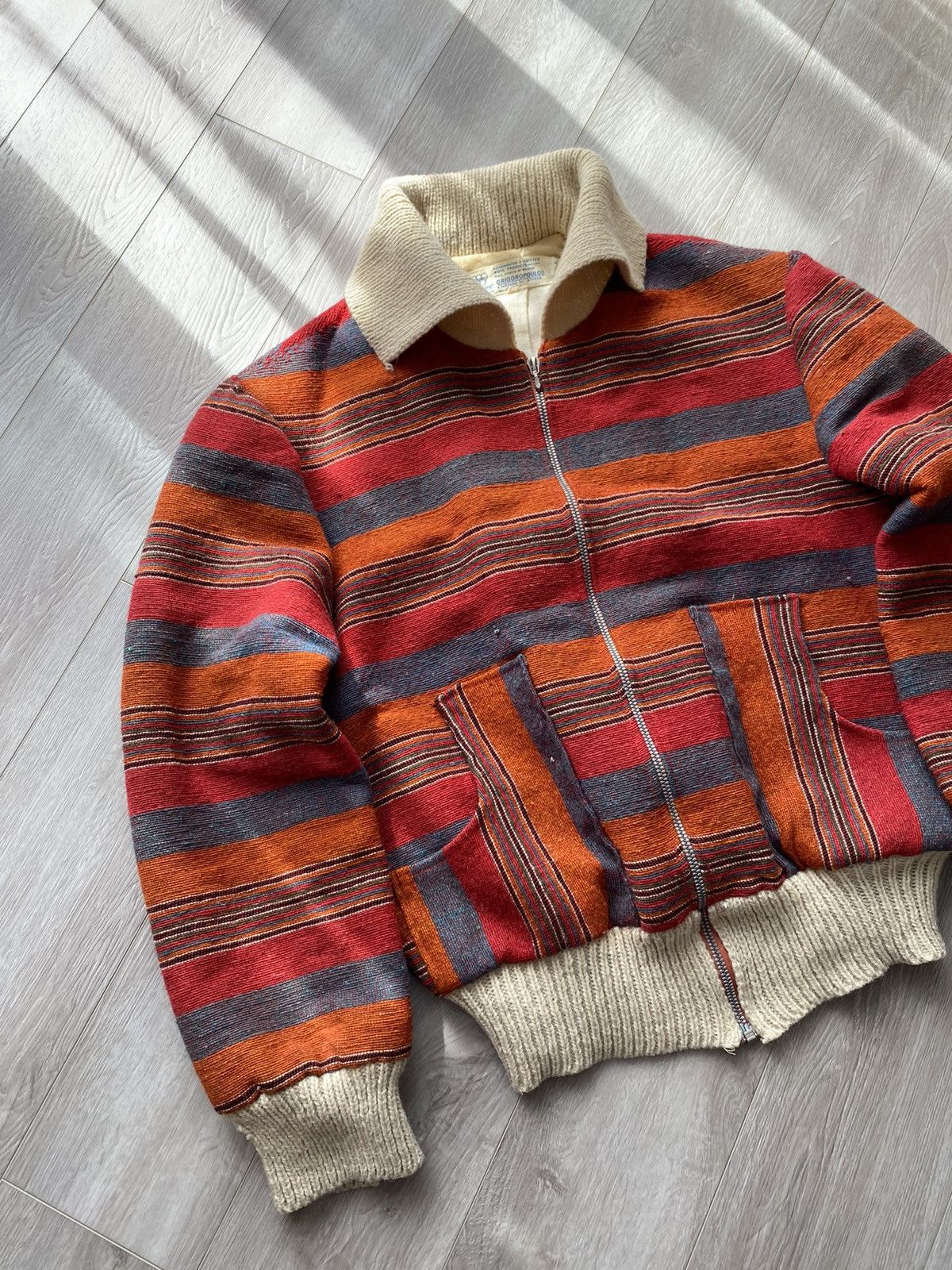 USA Olympics × Vintage Vintage Hand Made Wool Knit Olympic Games 1970 Size US M / EU 48-50 / 2 - 2 Thumbnail