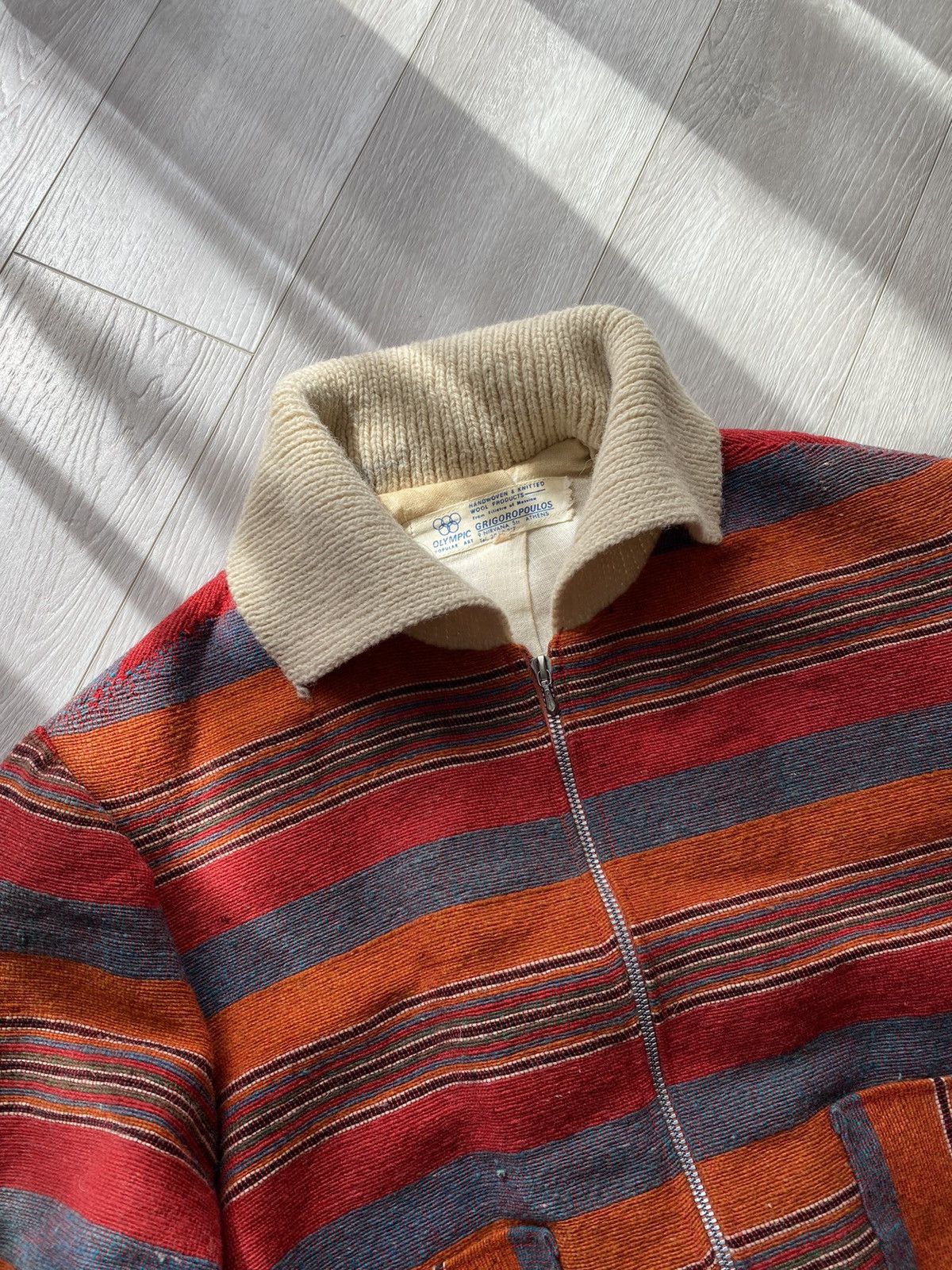 USA Olympics × Vintage Vintage Hand Made Wool Knit Olympic Games 1970 Size US M / EU 48-50 / 2 - 4 Thumbnail