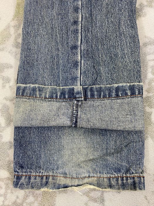 Vintage Distressed Blue Vintage Low Box Jeans 30x31.5 Denim- JN3834 ...