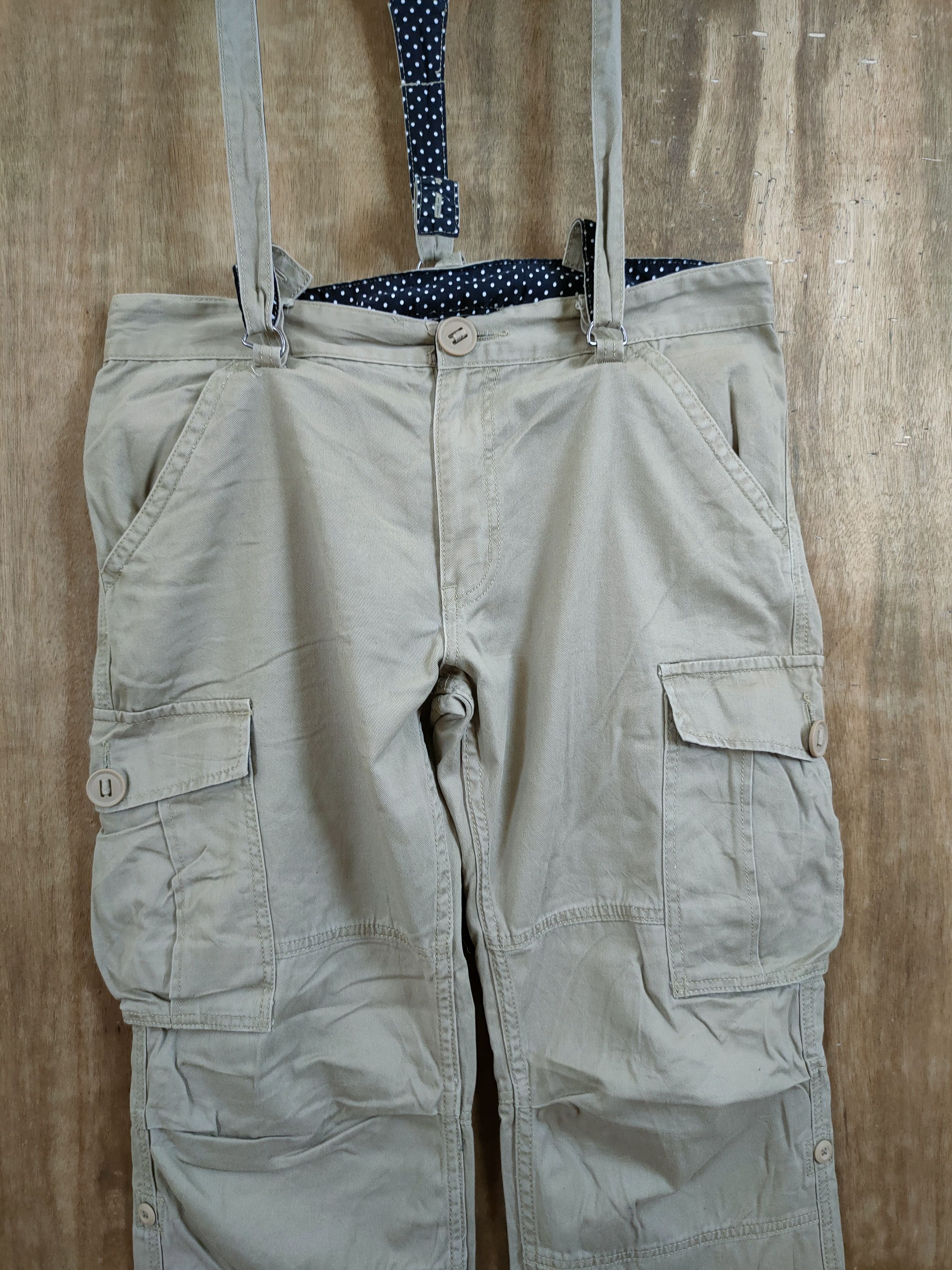 Japanese Brand DLL Free gate overall cargo multipocket tactical pants #1059 Size US 32 / EU 48 - 3 Thumbnail
