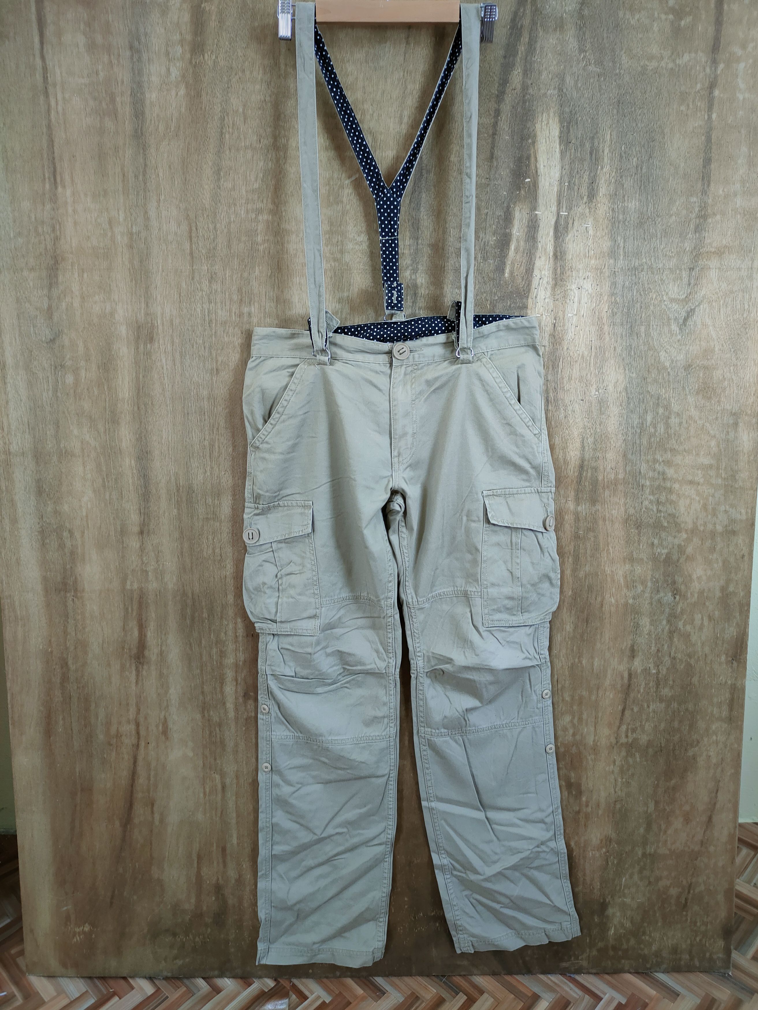 image of Overalls Free Gate Overall Cargo Multipocket Tactical Pants 1059 in Brown, Men's (Size 32)