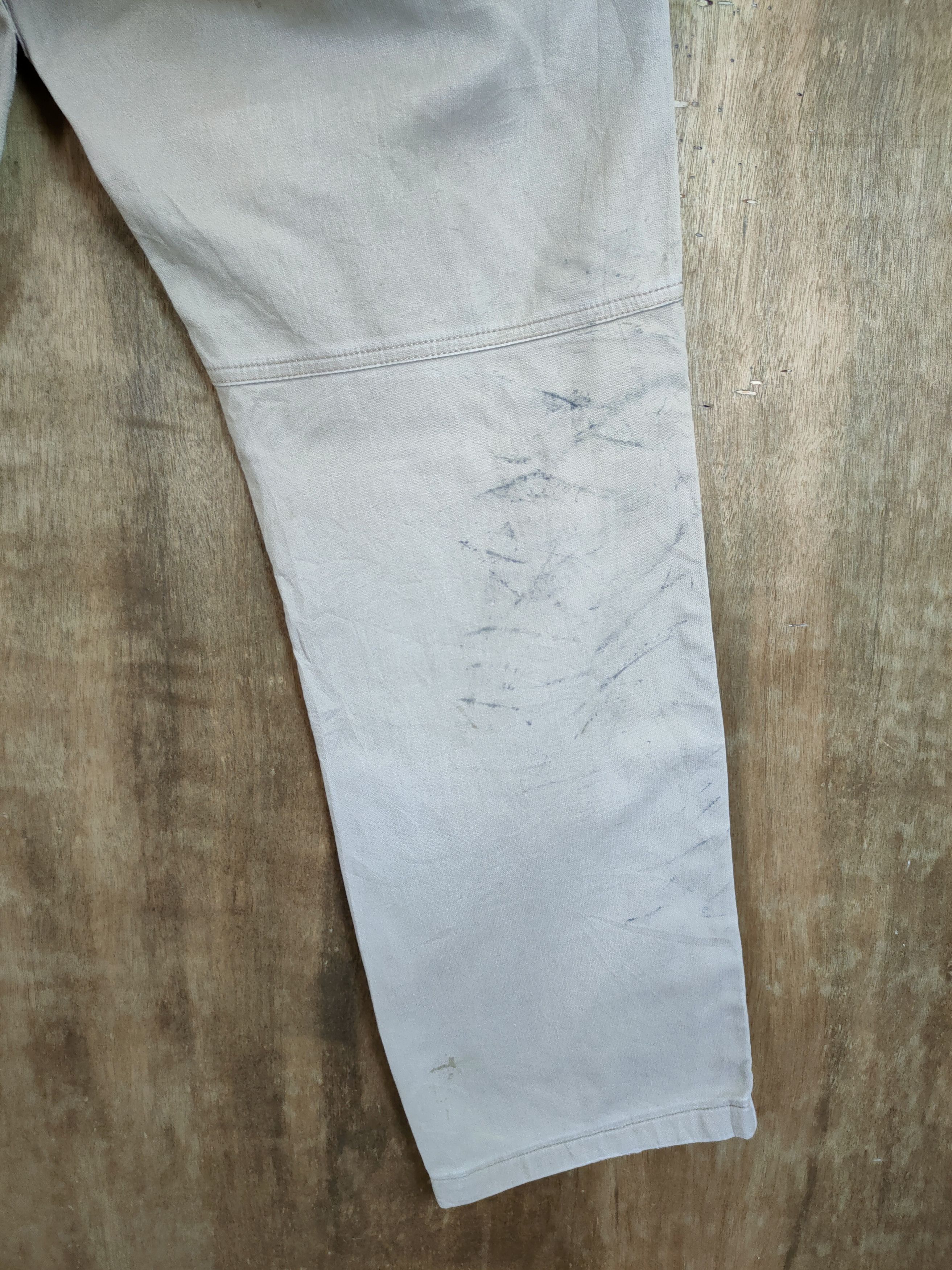 Japanese Brand DLL Japan Workers cargo dirty distressed pants #46-343 Size US 29 - 8 Thumbnail