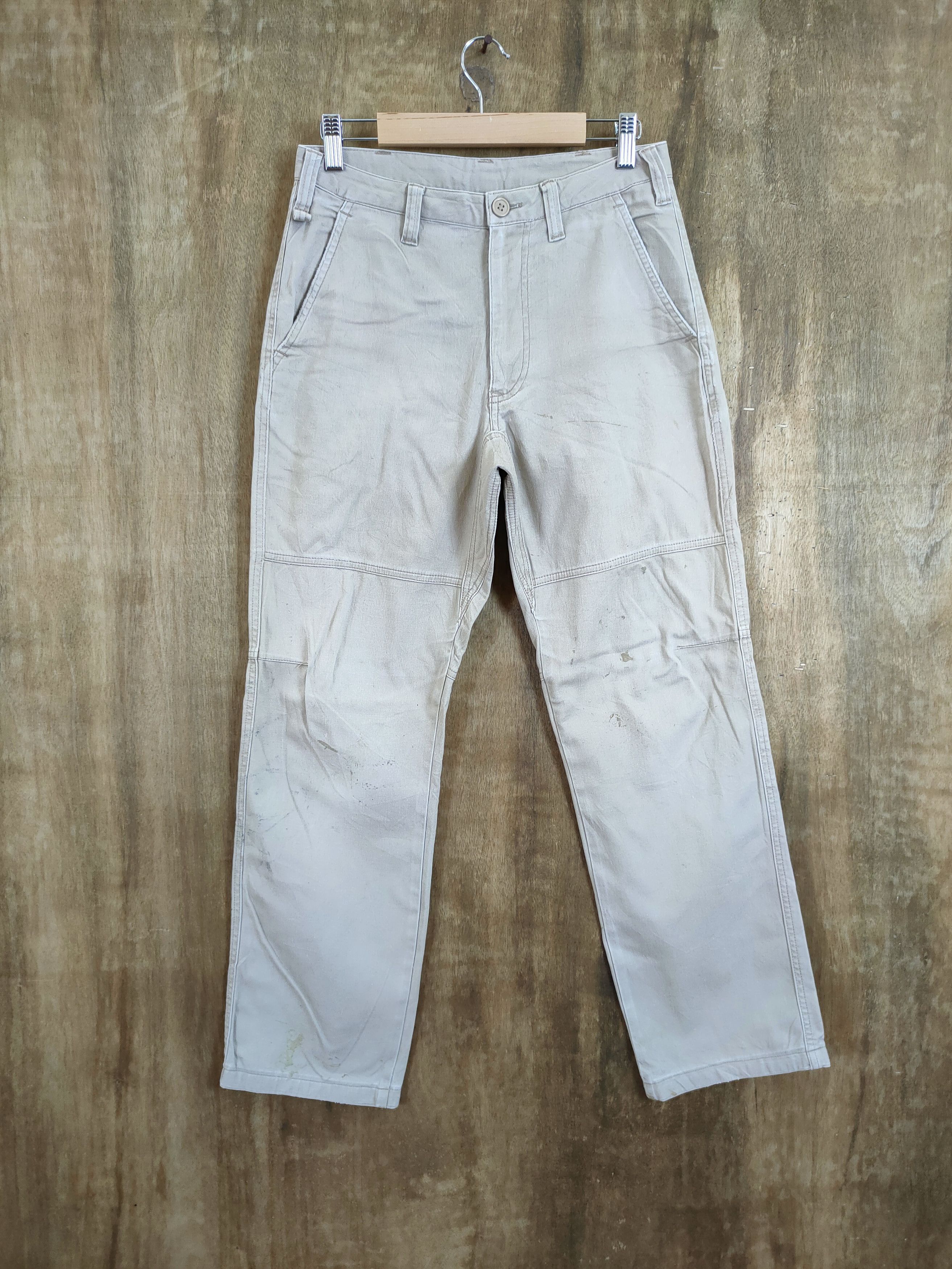 DLL Japan Workers cargo dirty distressed pants #46-343