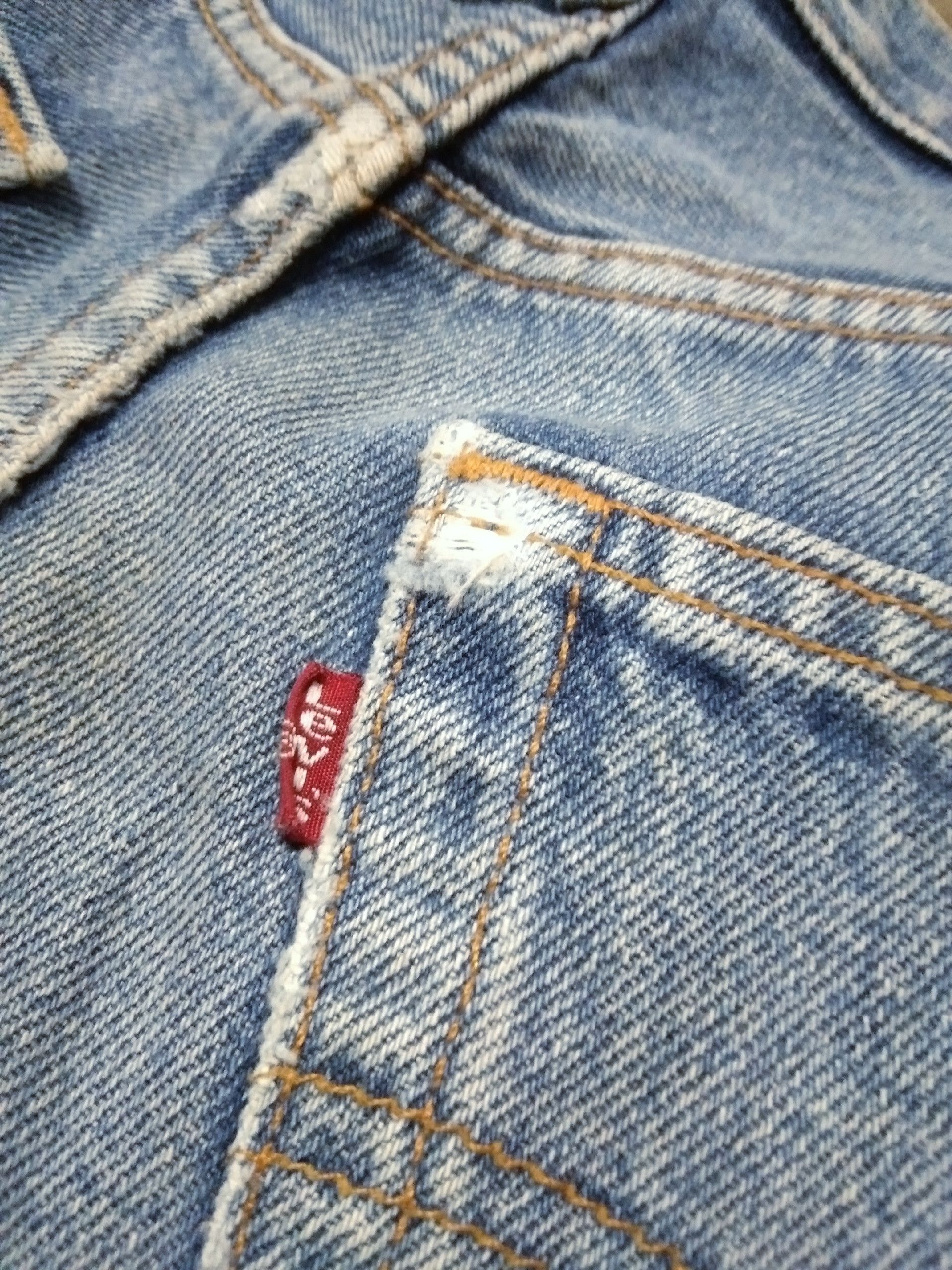 Levi's 90s Vintage Levi's 501 Made In USA Distressed Jeans 29x32 Size US 29 - 3 Thumbnail