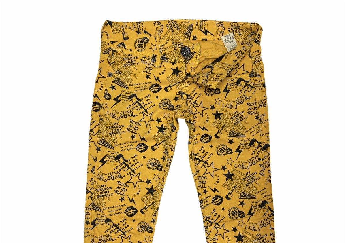 Japanese Brand × Vintage Japanese Co&Lu Rock & Roll Over Print Denim Jeans Hysteric Size US 30 / EU 46 - 3 Thumbnail