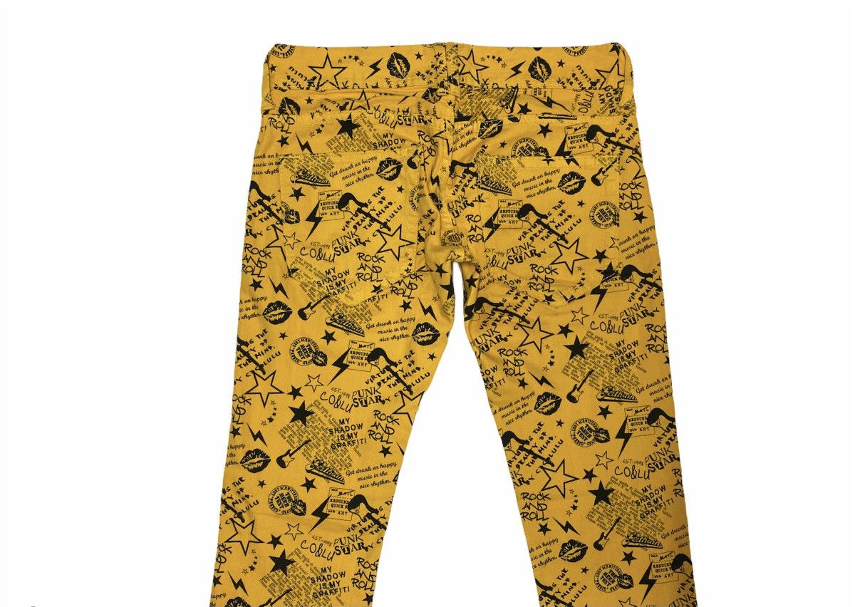 Japanese Brand × Vintage Japanese Co&Lu Rock & Roll Over Print Denim Jeans Hysteric Size US 30 / EU 46 - 5 Thumbnail