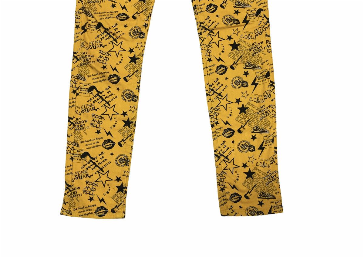 Japanese Brand × Vintage Japanese Co&Lu Rock & Roll Over Print Denim Jeans Hysteric Size US 30 / EU 46 - 4 Thumbnail