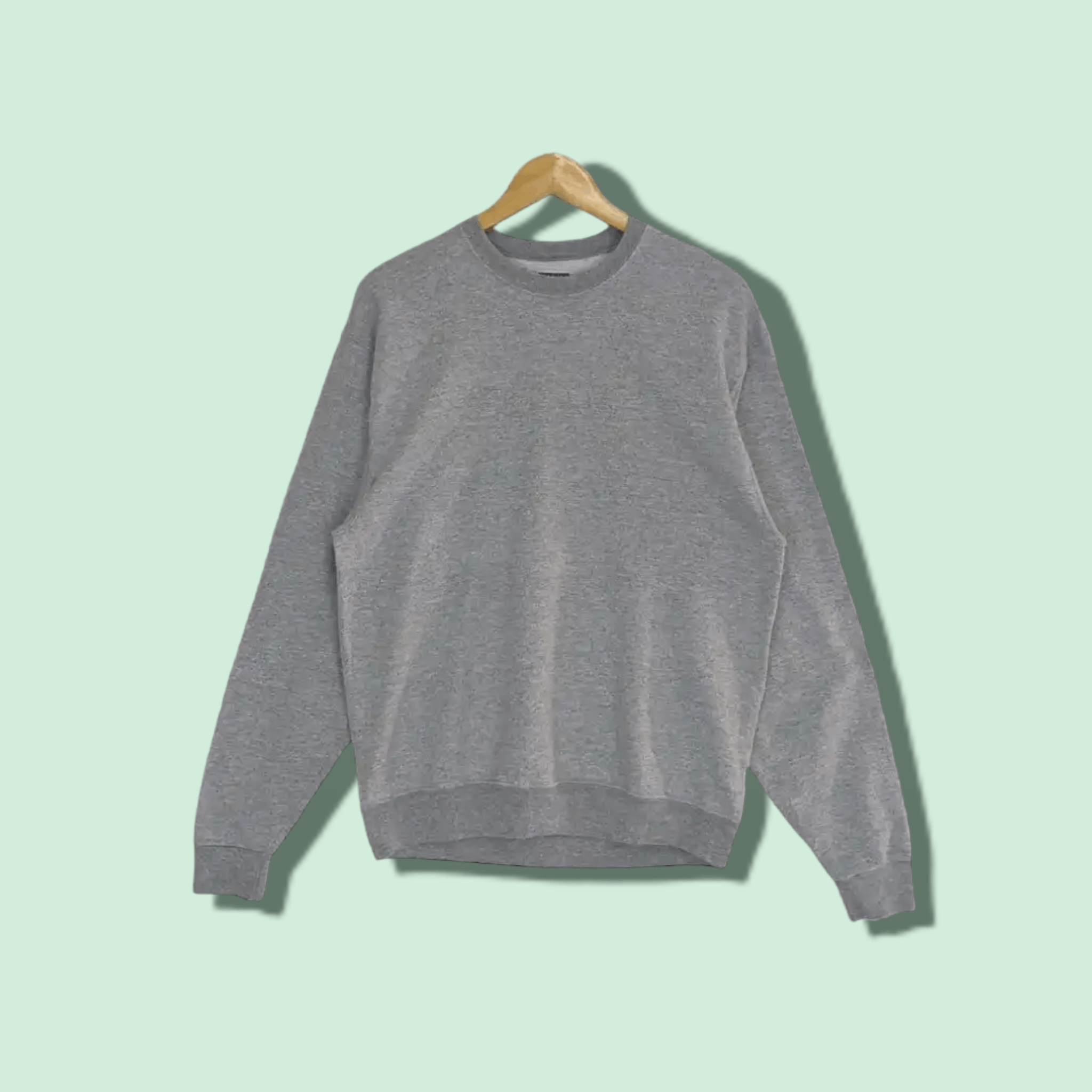 Jerzees JERZEES Grey Plain Jumper Sweatshirt Size US M / EU 48-50 / 2 - 1 Thumbnail